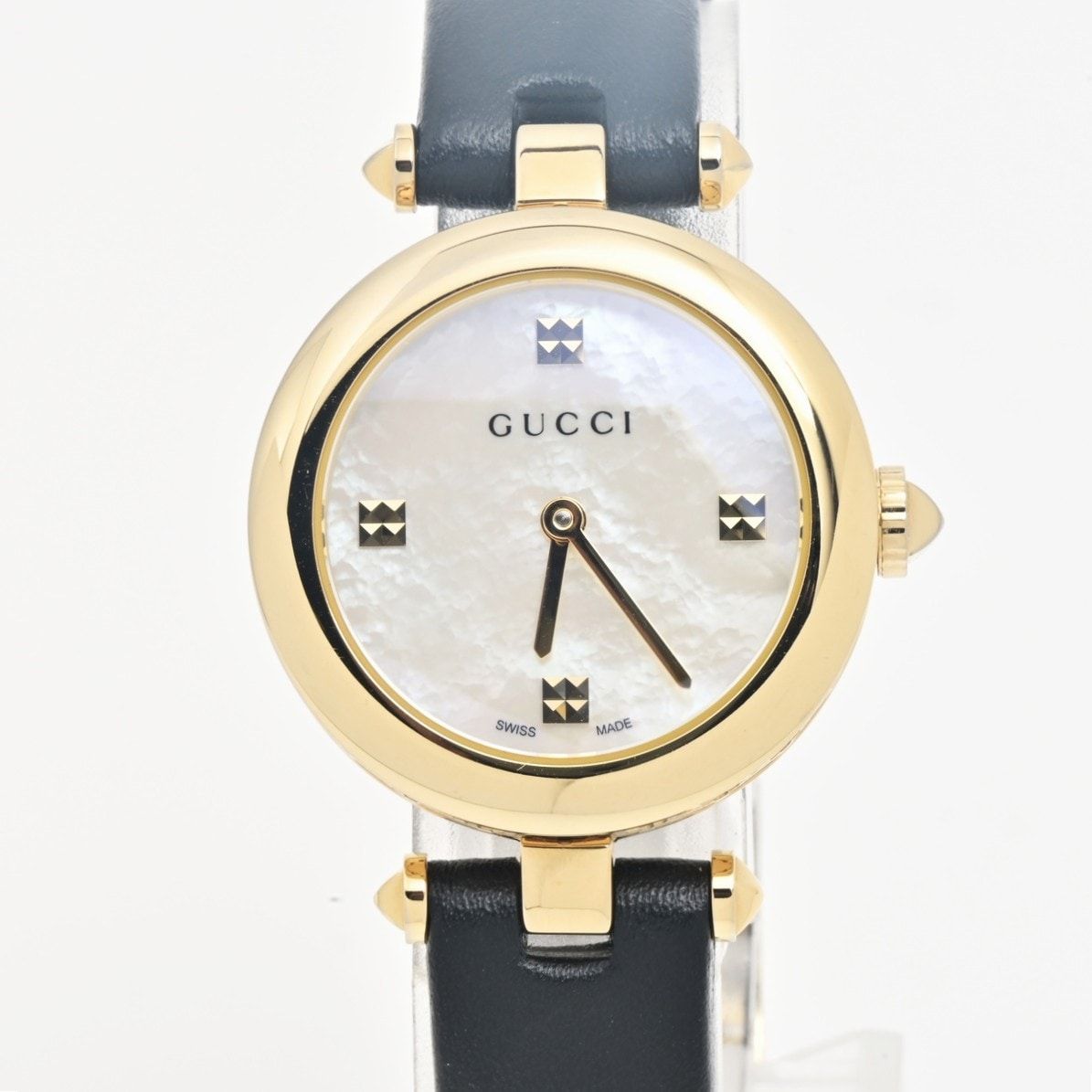 GUCCI(グッチ) 腕時計美品 ディアマンティッシマ 141.5 レディース ホワイトシェル