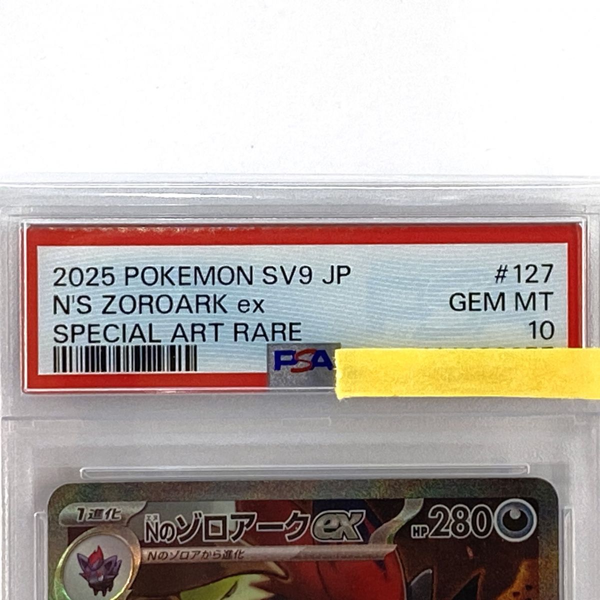 PSA10】ポケモンカード Nのゾロアークex sv9 127/100 SAR 鑑定品