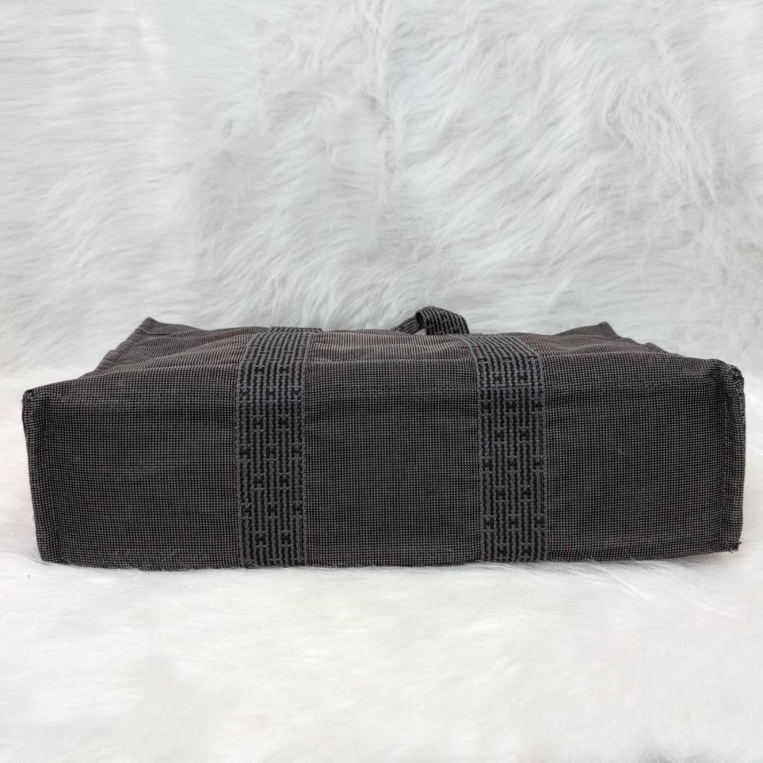 HERMES エールライン MM トートバッグ ハンドバッグ エルメス グレー