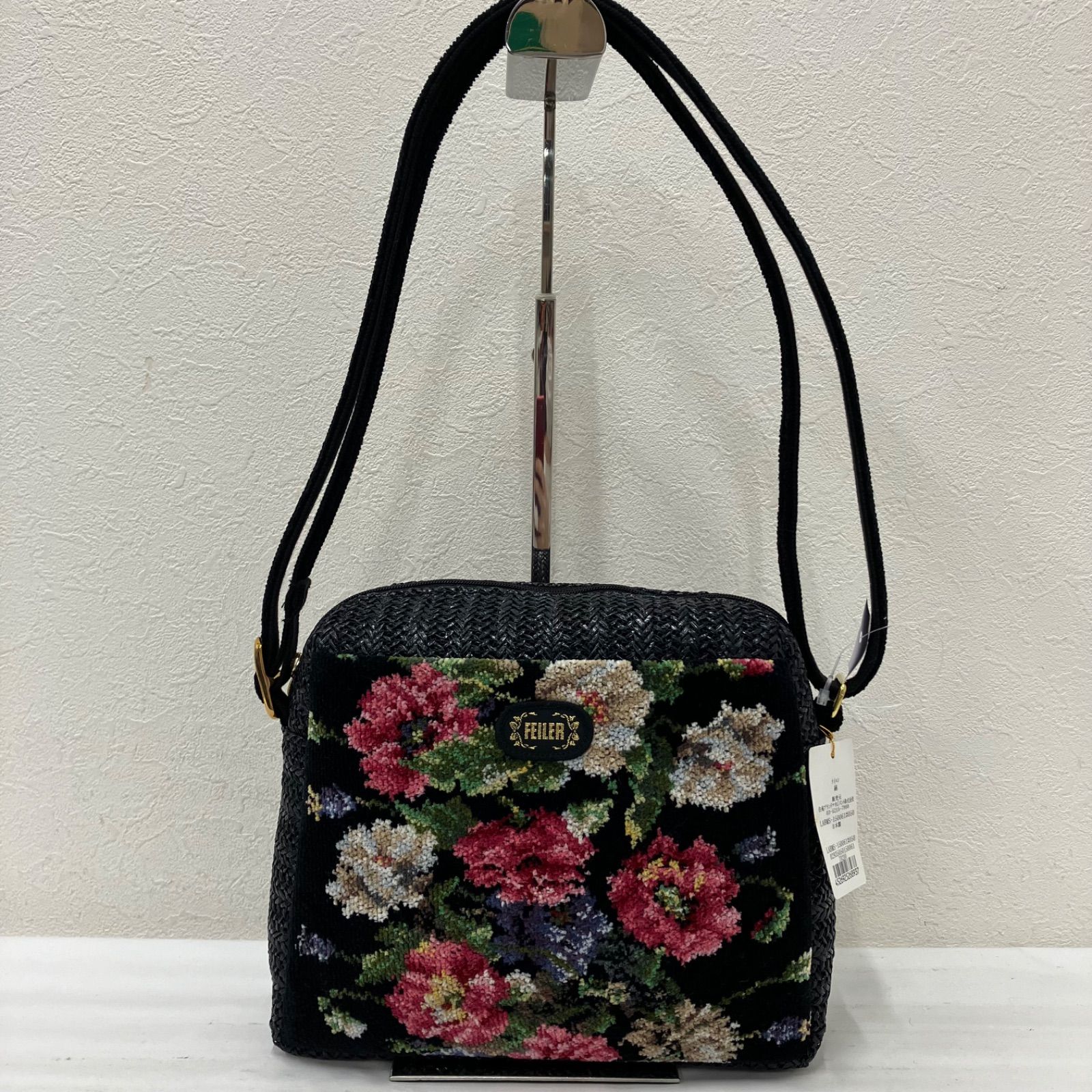 8367 【美品】 FEILER フェイラー ラビリンス タグ付き ショルダー 