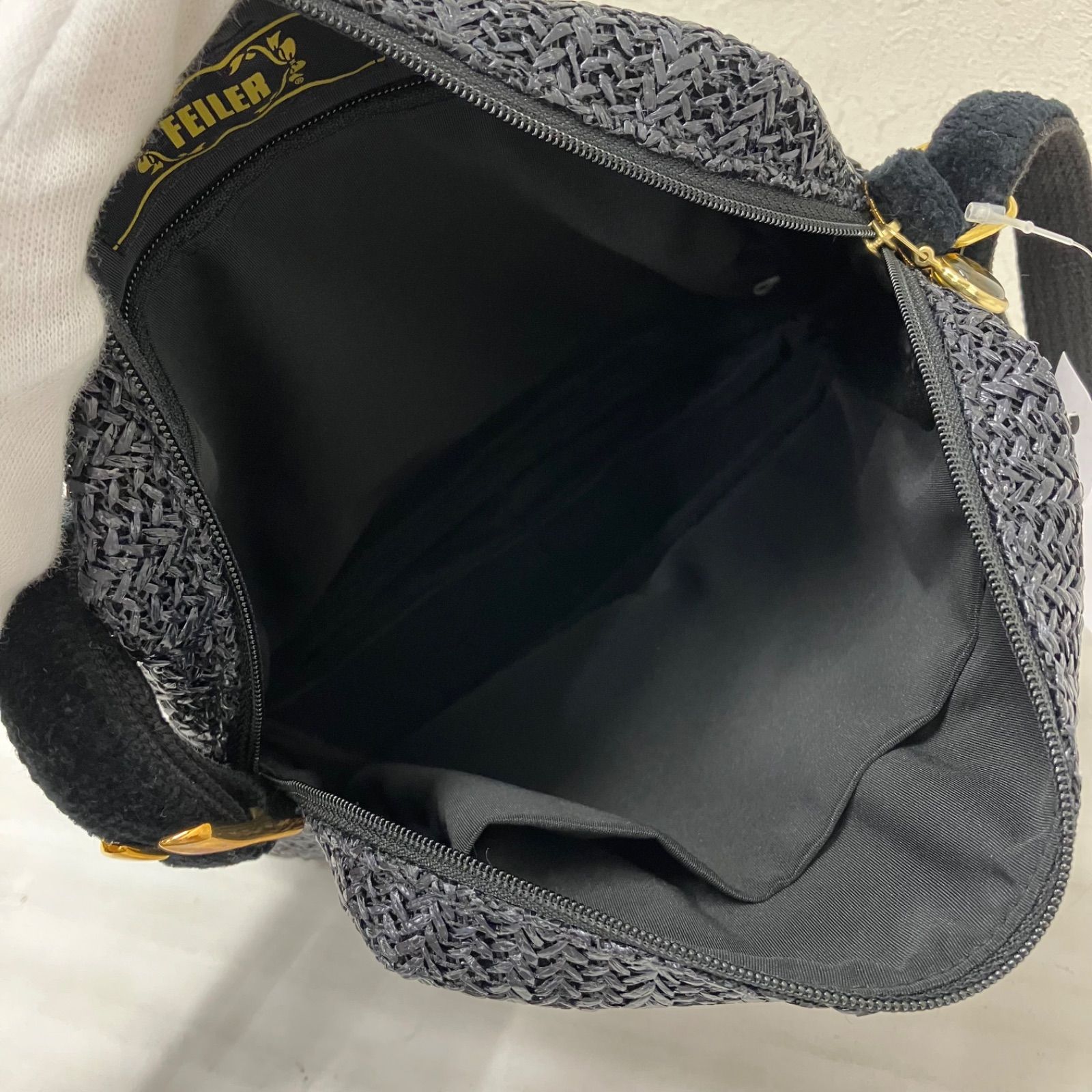 8367 【美品】 FEILER フェイラー ラビリンス タグ付き ショルダー 