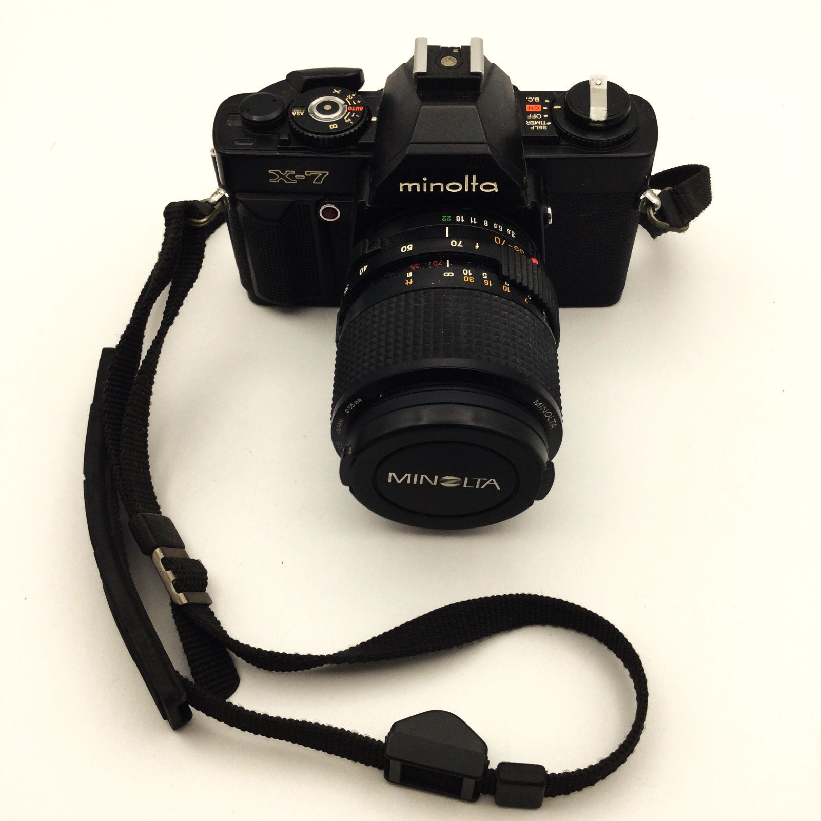 Minolta X-7 一眼レフカメラ 35-70mmレンズ付き キャップ有り #i00415