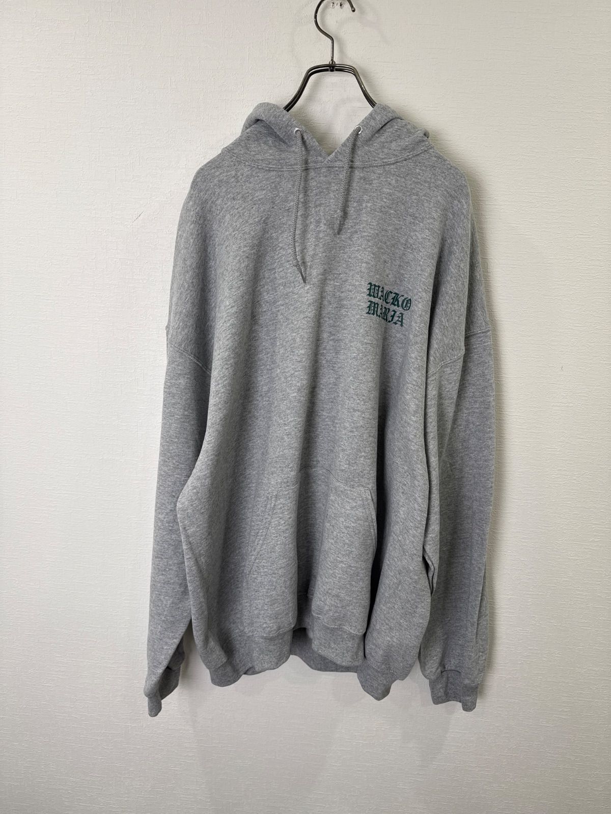 R00411｜WACKO MARIA ワコマリア｜パーカー｜プルオーバー｜グレー Gray｜ビッグシルエット｜オーバーサイズ｜XL相当｜フーディー｜スウェット｜メンズ｜ストリート｜アメカジ｜古着｜USA古着｜90S｜Y2K｜ヴィンテージ｜ストリートウェア 17,686円