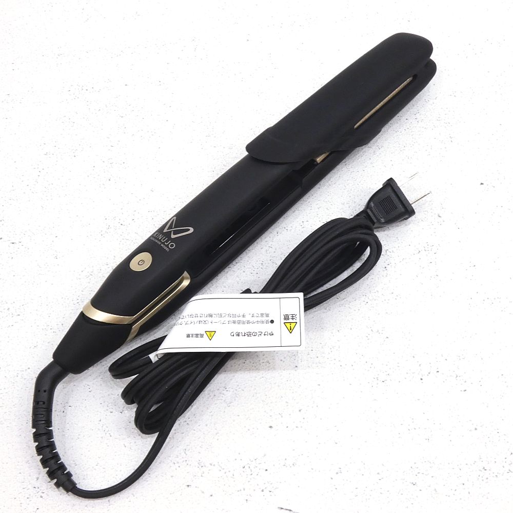 新品未開封　KINUJO ヘアアイロン DS200-BK 小牧店】開封（箱イタミあり） KINUJO ストレートヘアアイロン DS200