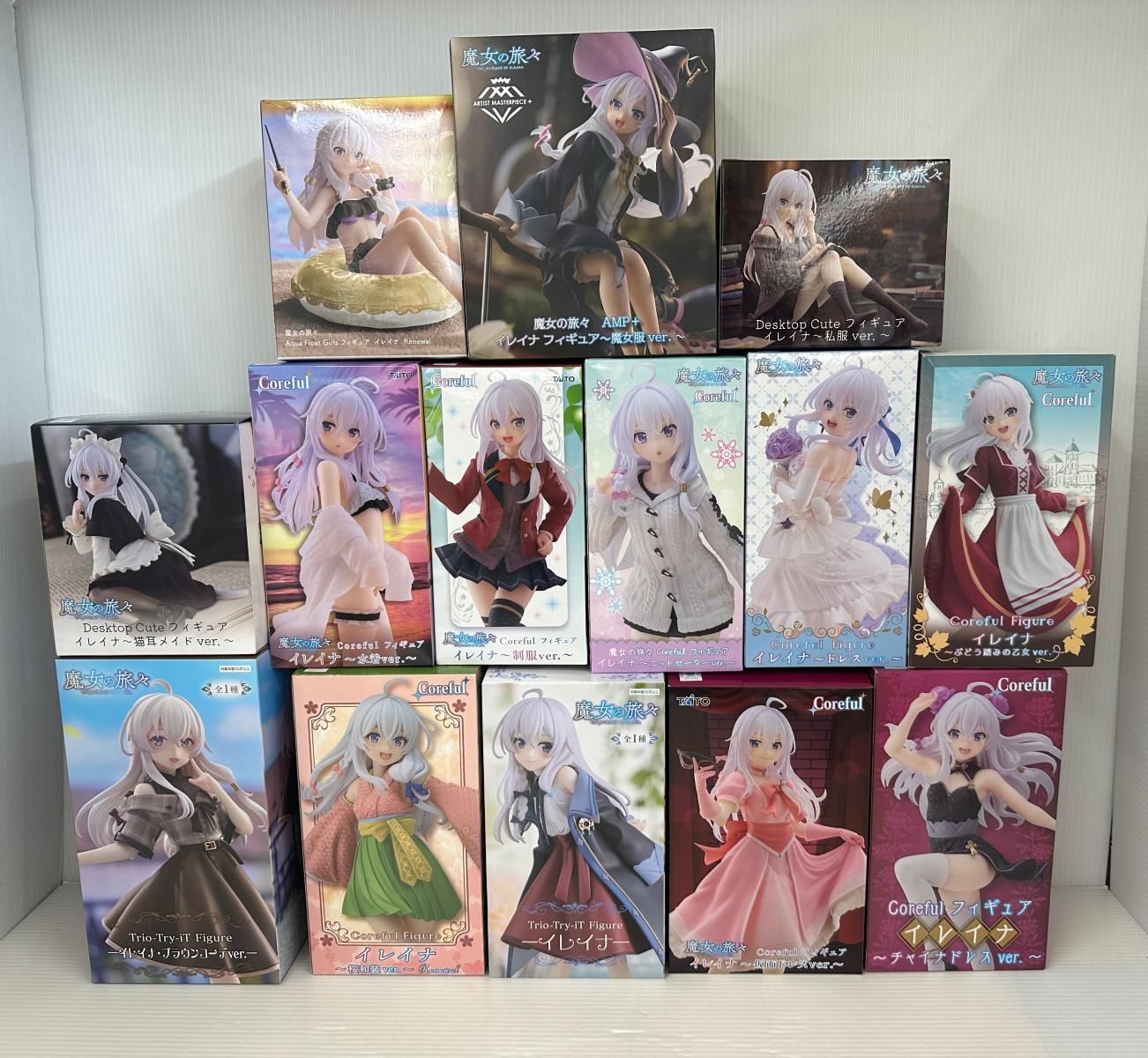 魔女の旅々 フィギュア まとめ売り 中古品】魔女の旅々 フィギュアまとめ イレイナ 14体まとめ (2609242