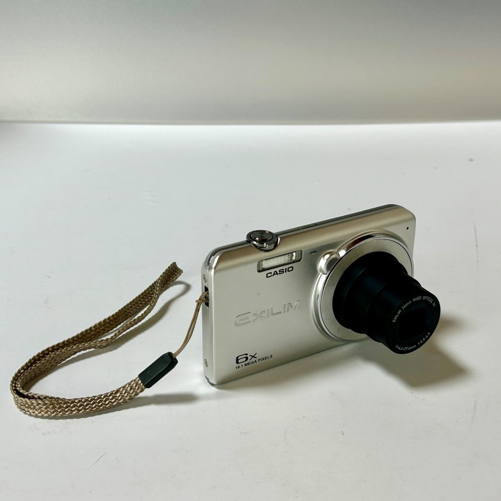 CASIO EXILIM EX-ZS28 シルバー デジカメ 動作確認【中古】M9055BUZ