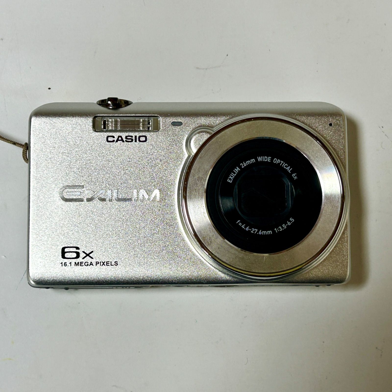 CASIO EXILIM EX-ZS28 シルバー デジカメ 動作確認【中古】M9055BUZ