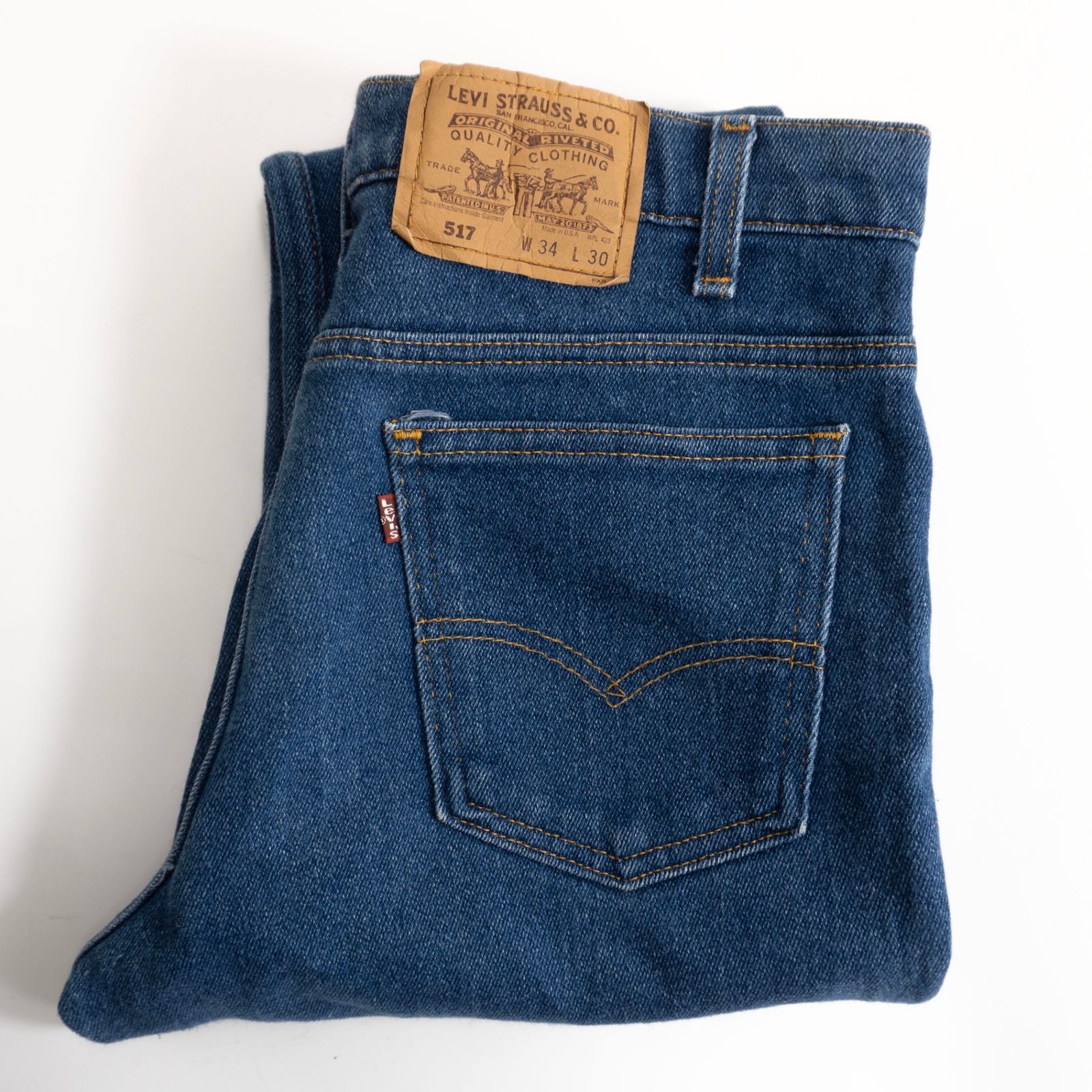 90s/アメリカ製】 LEVI'S 【517 ストレッチ フレアデニムパンツ 】34