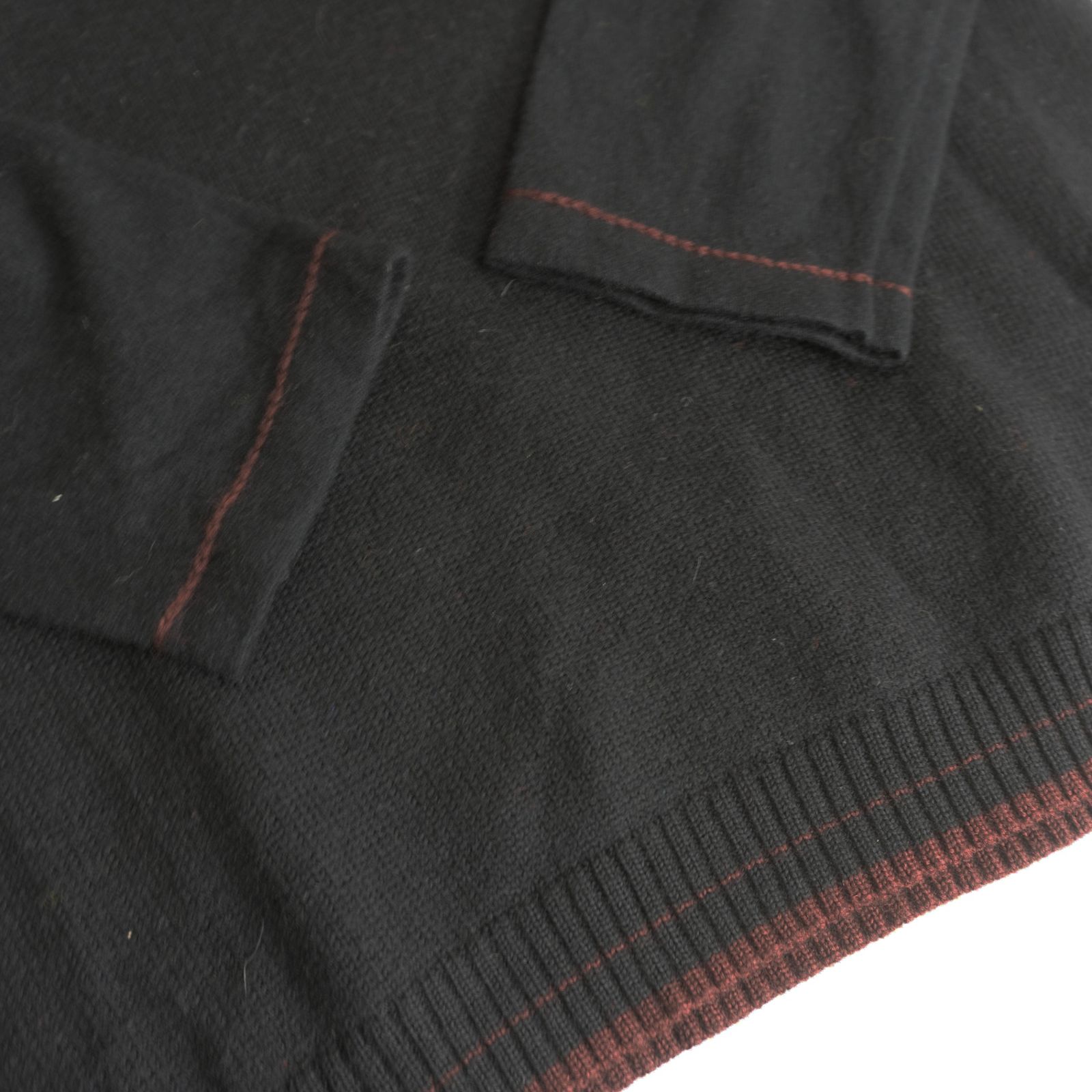 美品】Y's for men【袖切替 デザイン タートルネック ニット】3