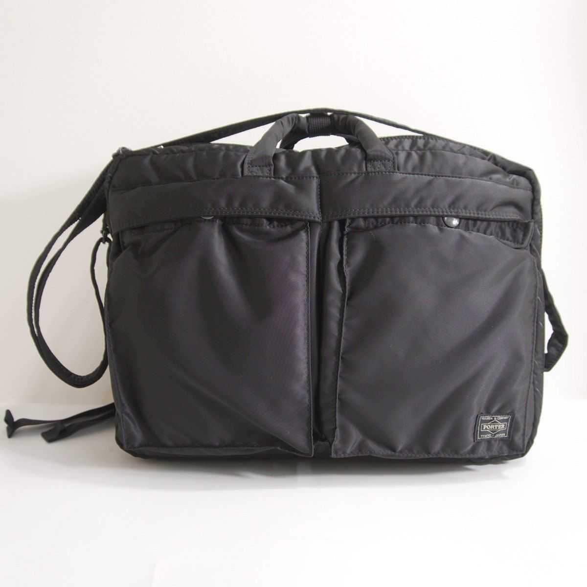 美品】PORTER 【タンカー 3WAY ブリーフケース】ブラック ポーター