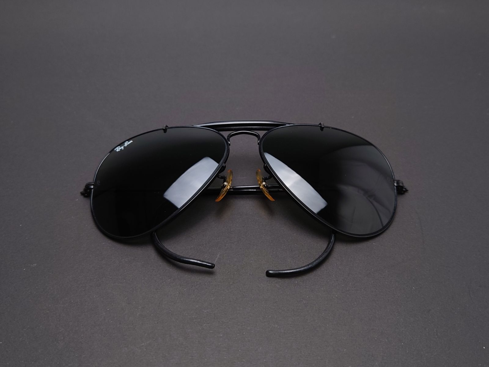 Ray-Ban B&L USA製 80s Outdoorsman 両側BL砂打ち サングラス レイバン