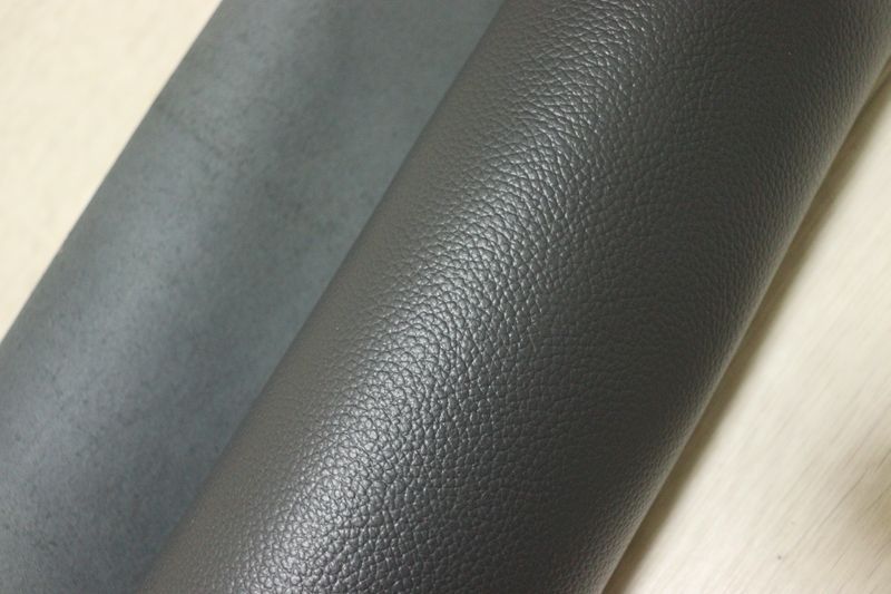 ダークグレー 200ds クロム革 牛革 国産 レザー シボ型押し はぎれ 一