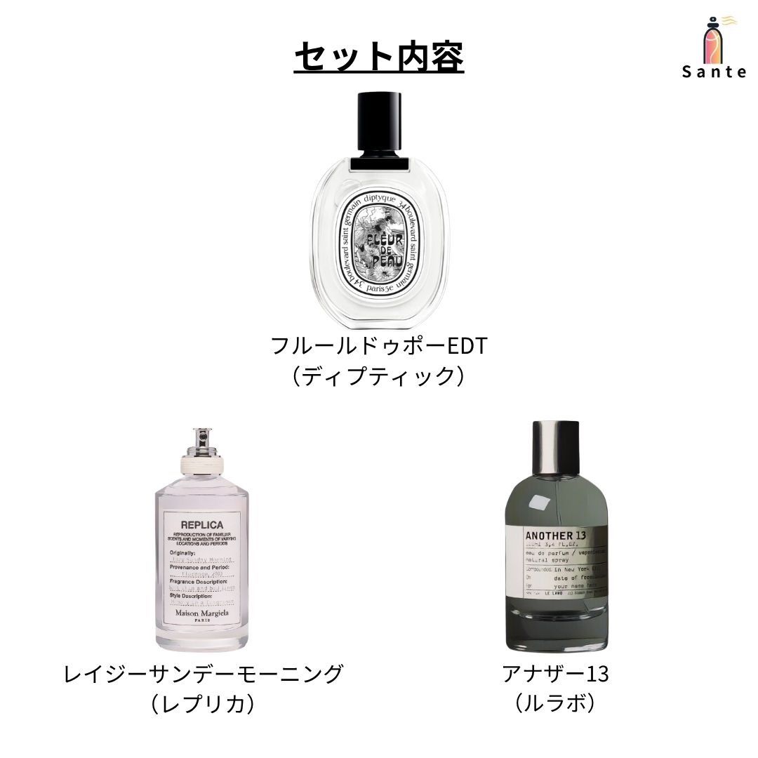 ミニ 香水セット(フルールドゥポーEDT＋アナザー＋レイジーサンデー