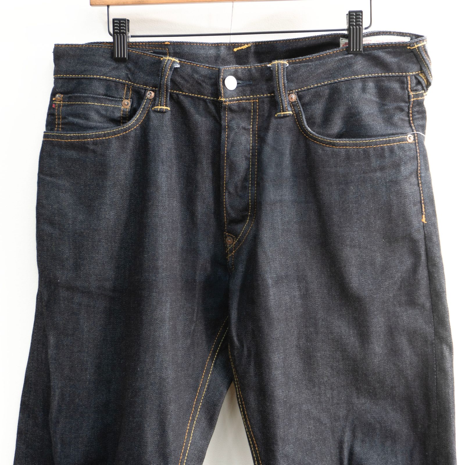 雰囲気抜群/濃紺】EVISU 【LOT.2000 デニムパンツ】31×34 カモメ