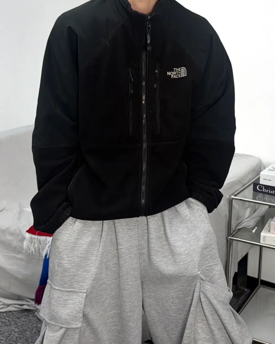 THE NORTH FACE ザノースフェイス ブラック テック フリース ジャケット L