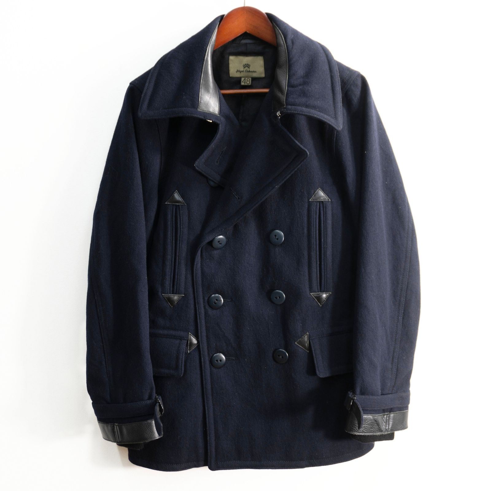 美品】NIGEL CABOURN【MILITARY PEA COAT】48 ナイジェルケーボン