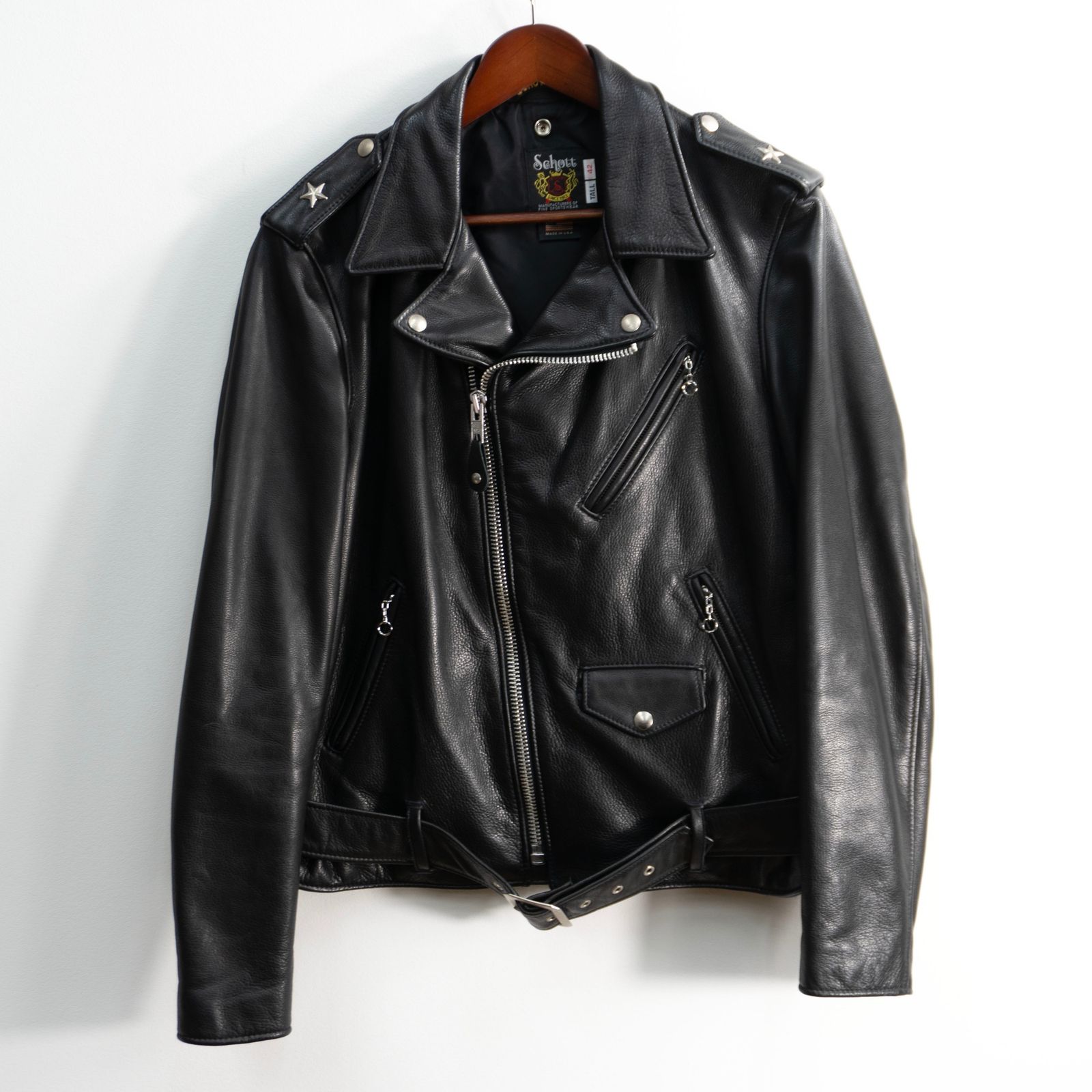 美品/ビッグサイズ】SCHOTT【516UST/ワンスター ダブルライダース