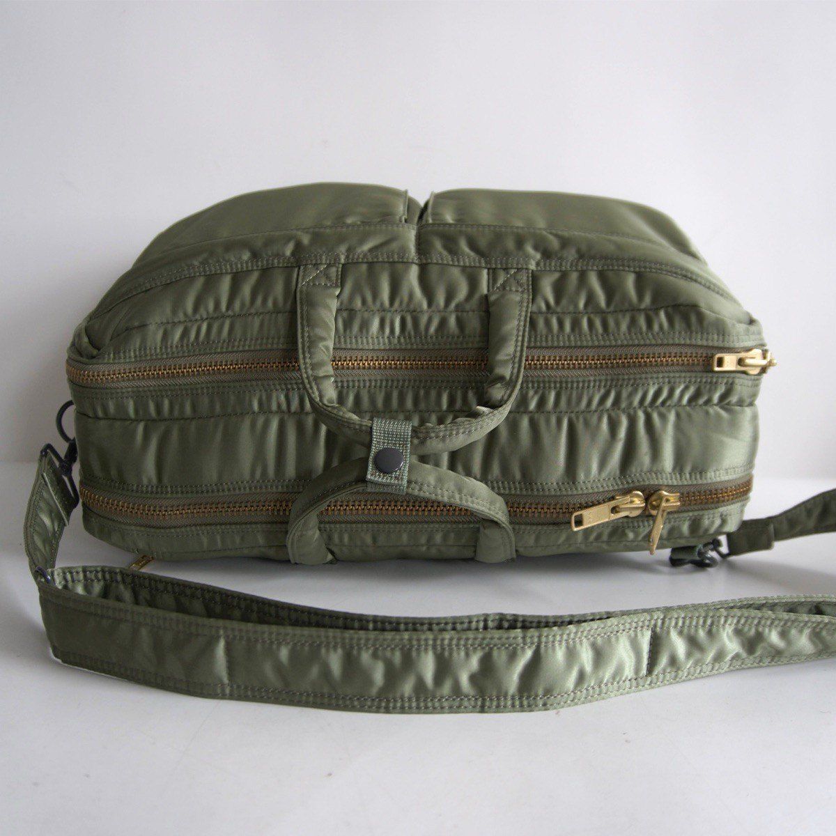 美品】PORTER 【タンカー 2室 3WAY ブリーフケース】ポーター セージ