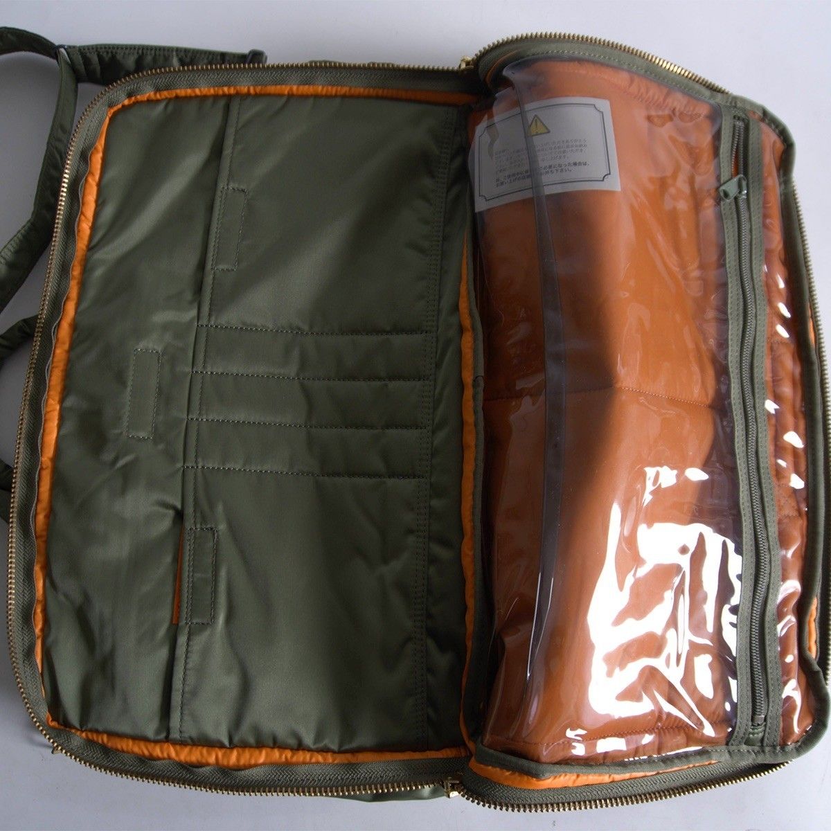 美品】PORTER 【タンカー 2室 3WAY ブリーフケース】ポーター セージ