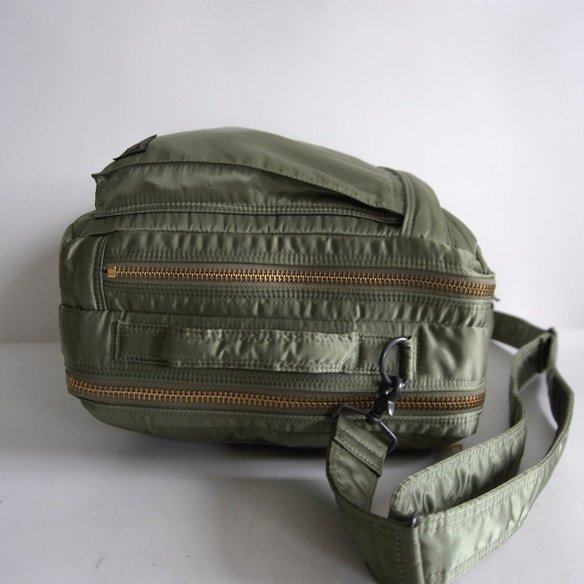 美品】PORTER 【タンカー 2室 3WAY ブリーフケース】ポーター セージ