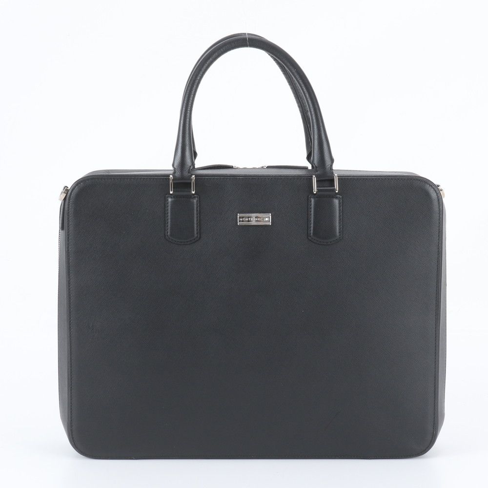 極美品 モンブラン レザー ビジネス バッグ 書類鞄 ブリーフケース