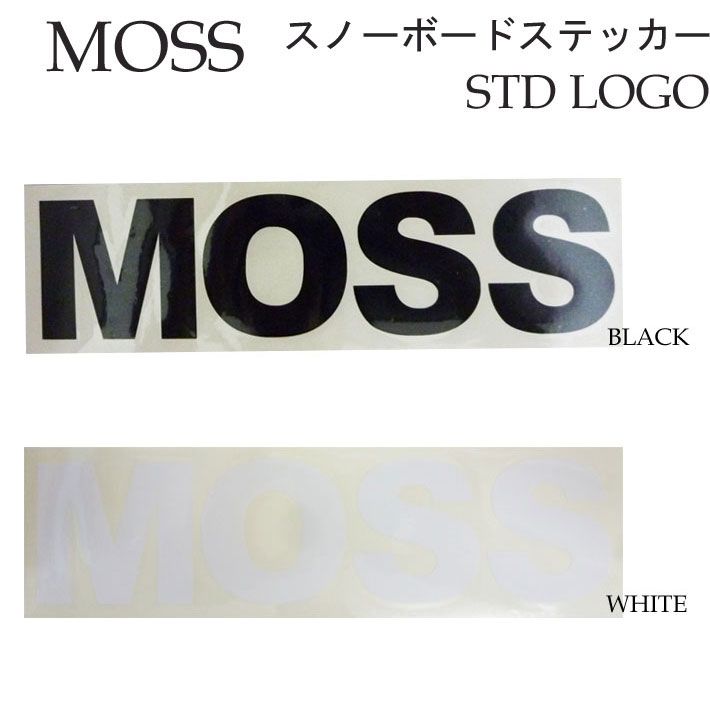 MOSS SNOWBOARDS モス スノーボード STD LOGO カッティングステッカー
