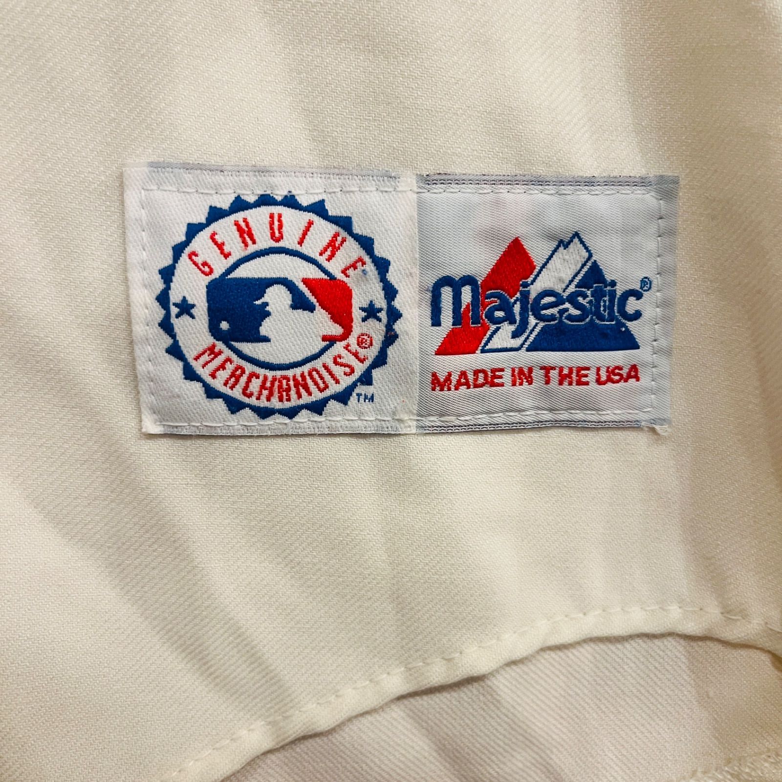 90s USA製 Majestic MLB クリーブランド インディアンス ベースボール
