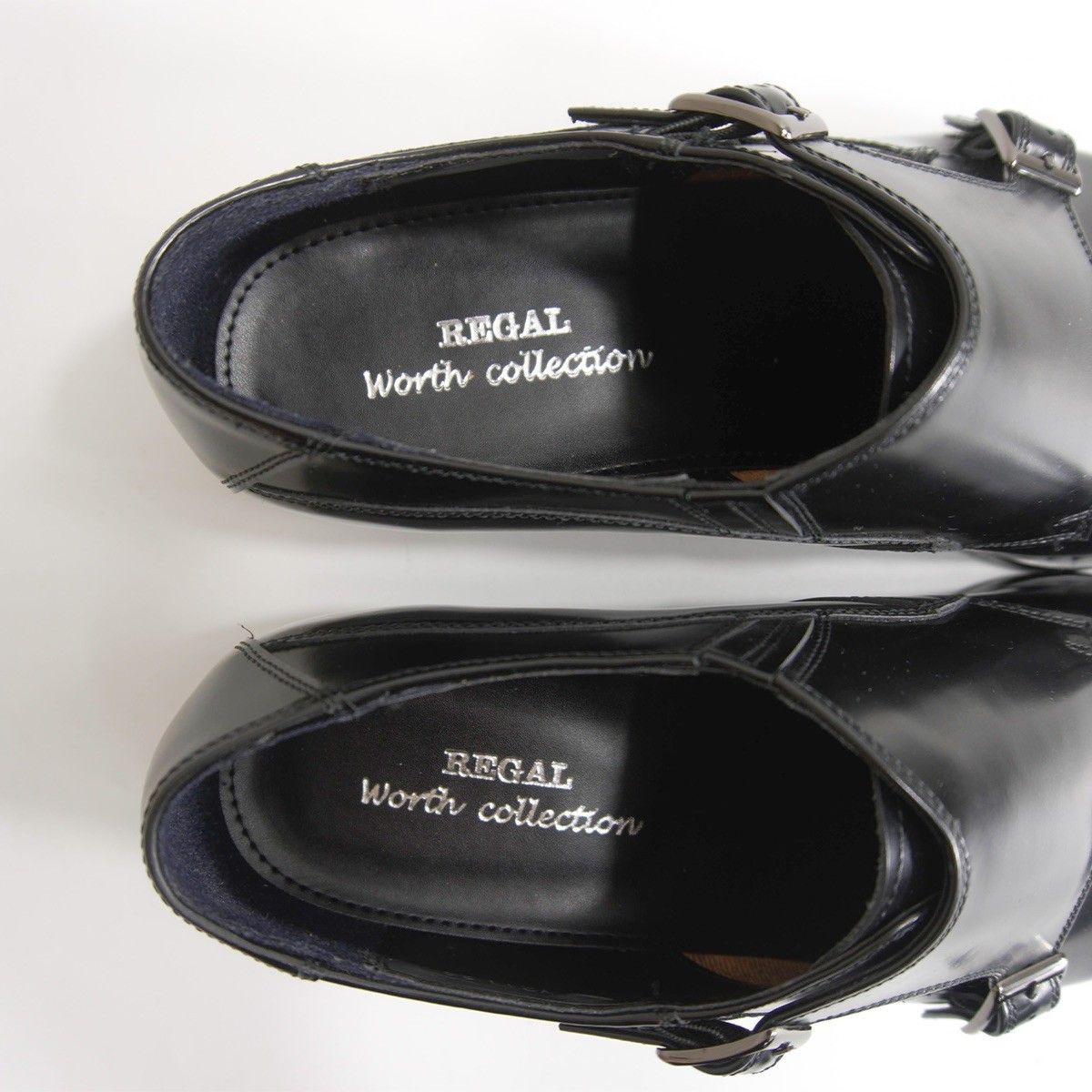 試着のみ美品】REGAL worth collection【モンクストラップ レザー 