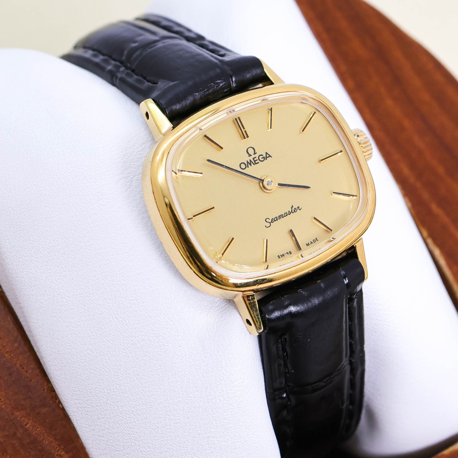 稼働 OMEGA Seamaster 腕時計 手巻き 機械式 ゴールド 3883