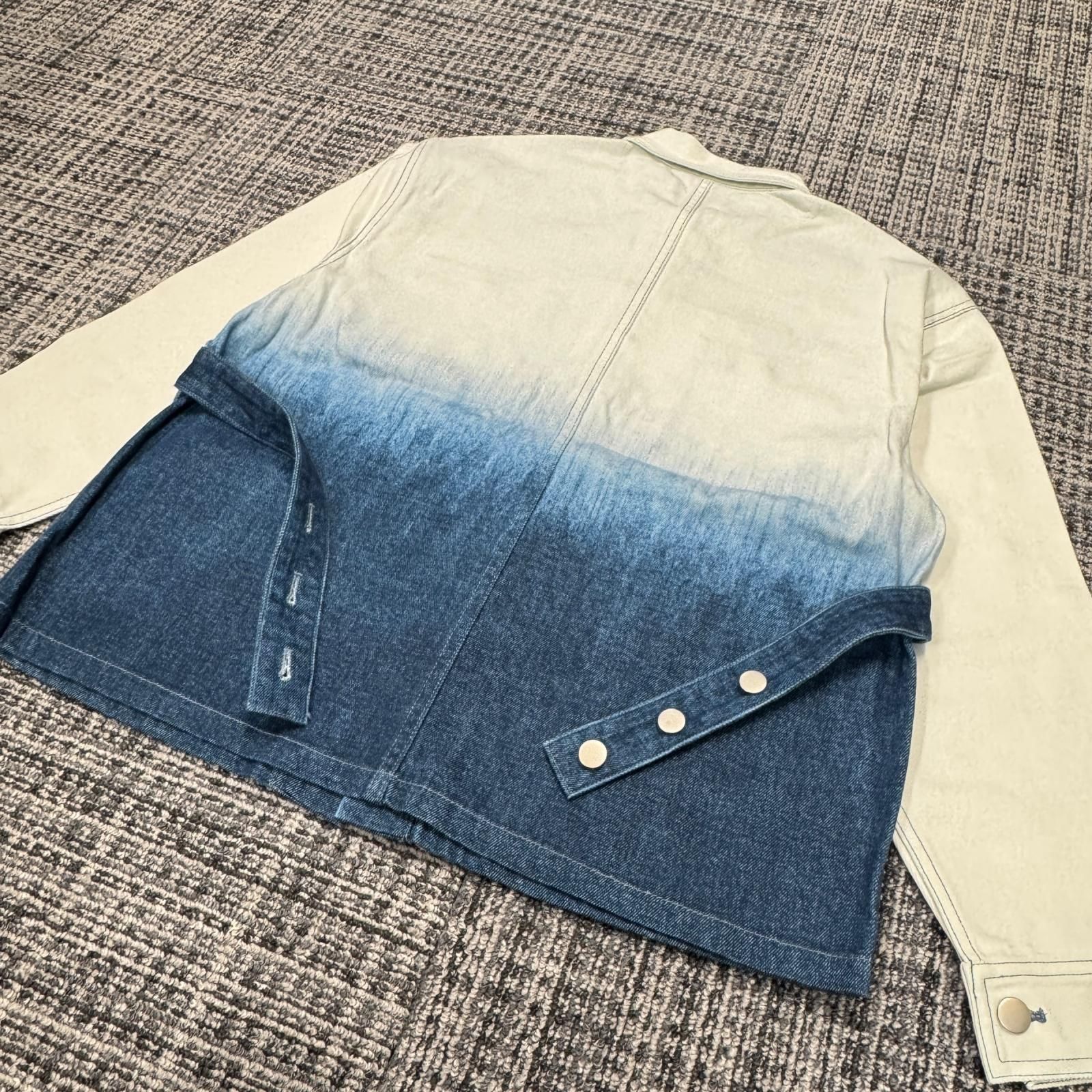 参考上代35200円 未使用 RIM.ARK Gradation denim JK グラデーション