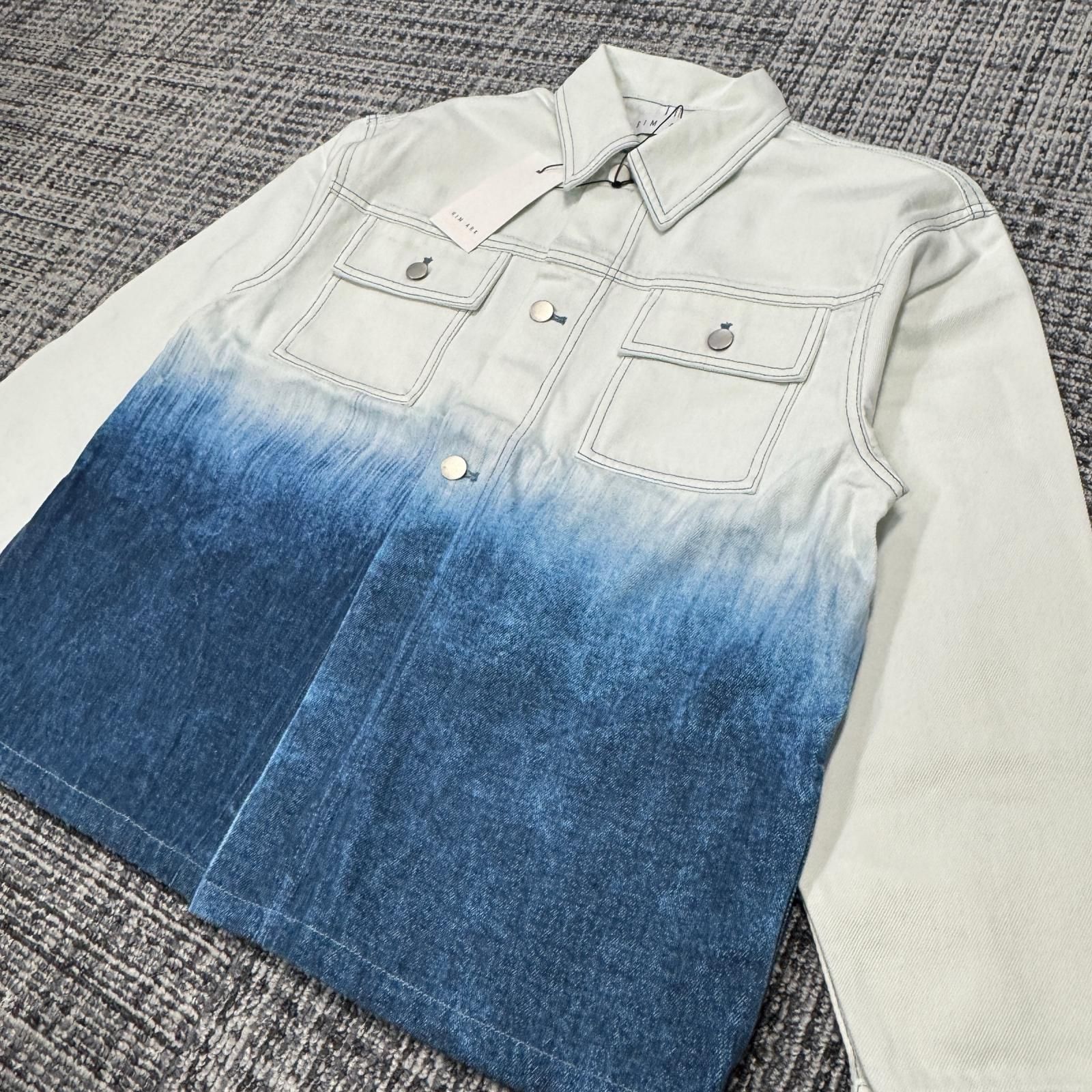 参考上代35200円 未使用 RIM.ARK Gradation denim JK グラデーション