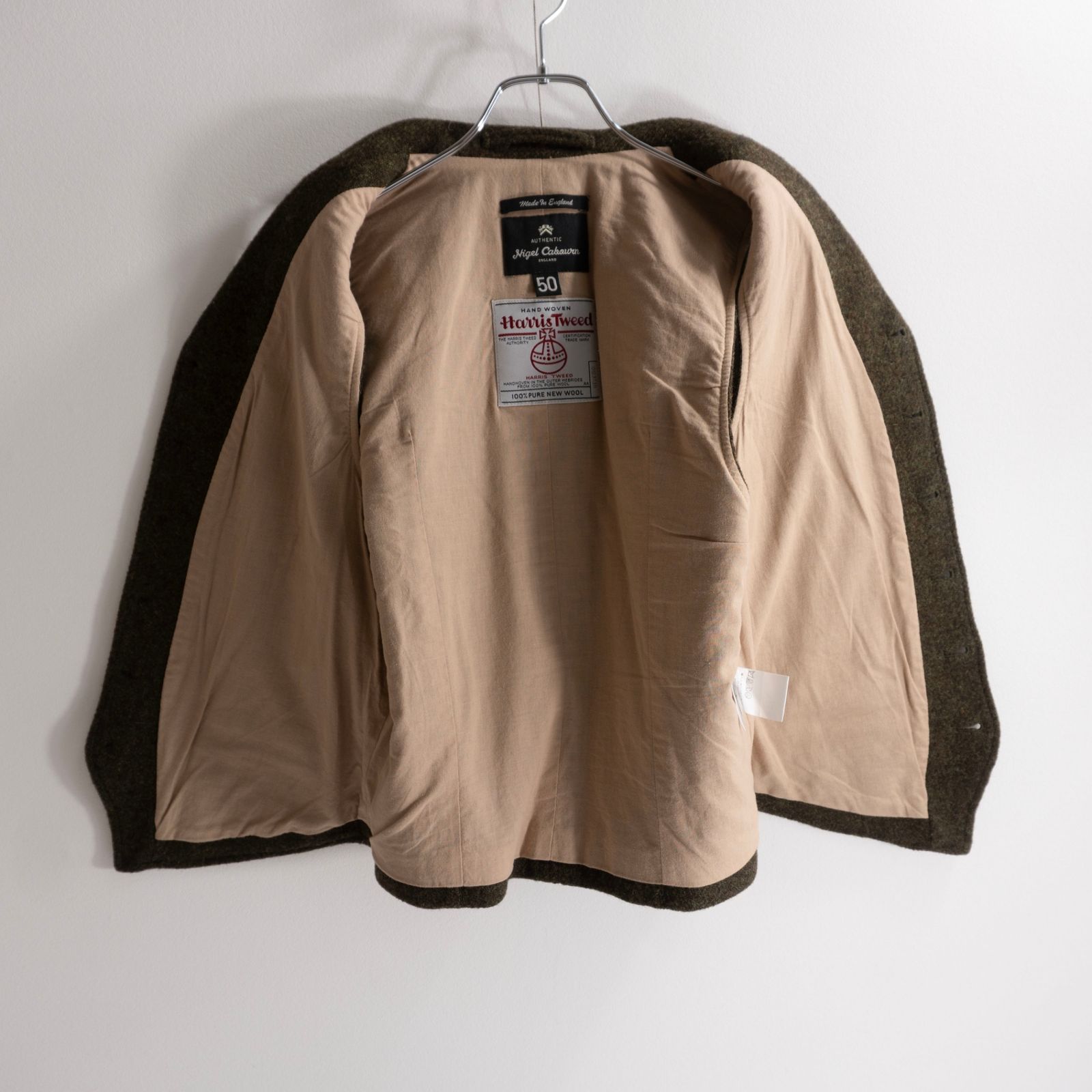 美品】 NIGEL CABOURN 【MALLORY VEST Harris Tweed】50 ナイジェル