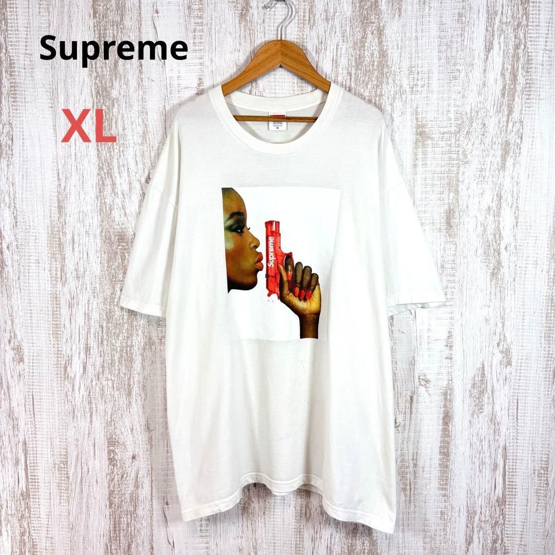 Supreme Water Pistol Tee シュプリーム 水鉄砲 プリント Tシャツ ホワイト ビッグサイズ 10,950円