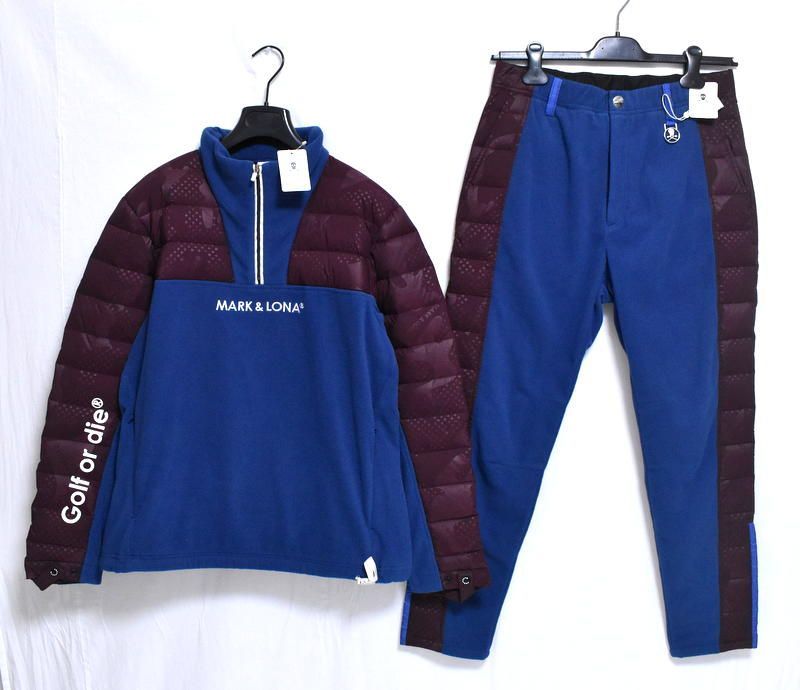 定価12万9800円】新品 MARK & LONA フリース × ダウン ハーフジップ