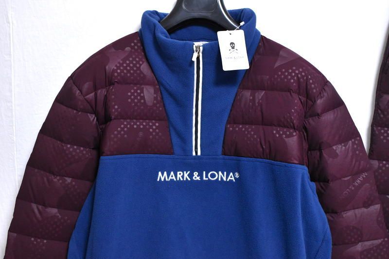 Mark and Lona ハーフジップジャケット 定価12万9800円】新品 MARK & LONA フリース × ダウン ハーフジップ
