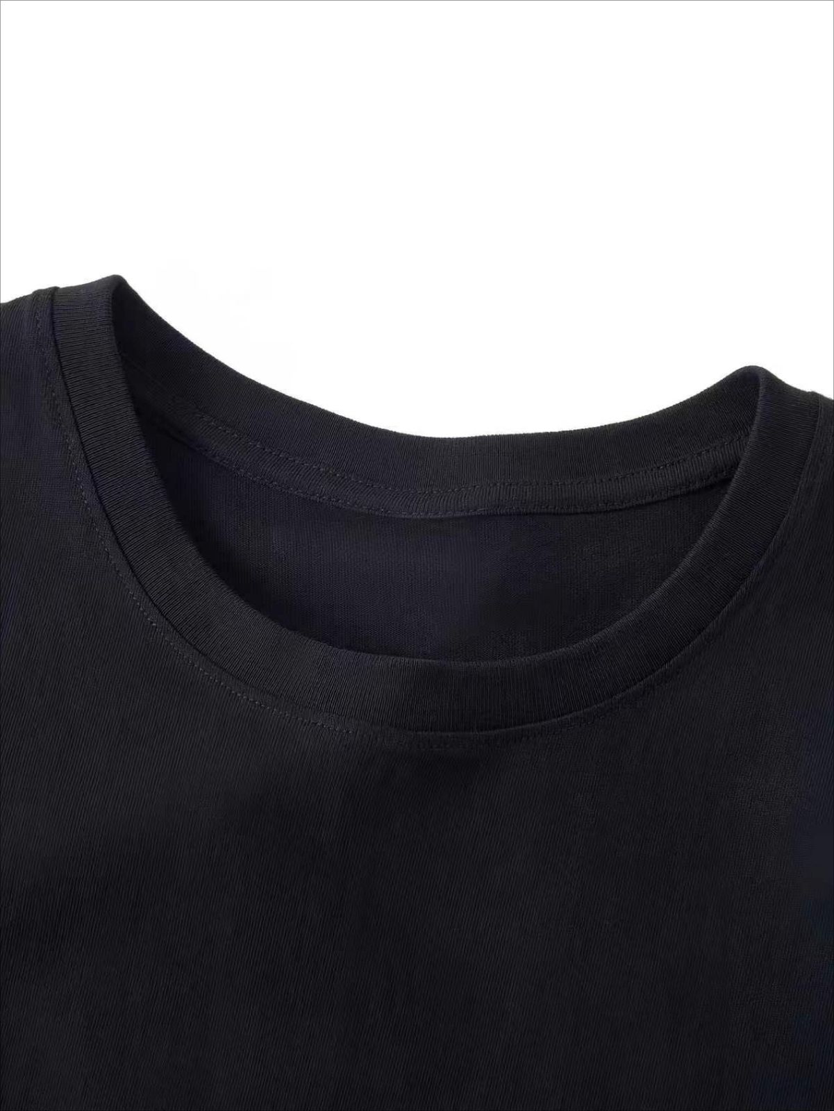 ユニセックス Tシャツ 半袖 黒 プリント thumbnail 5