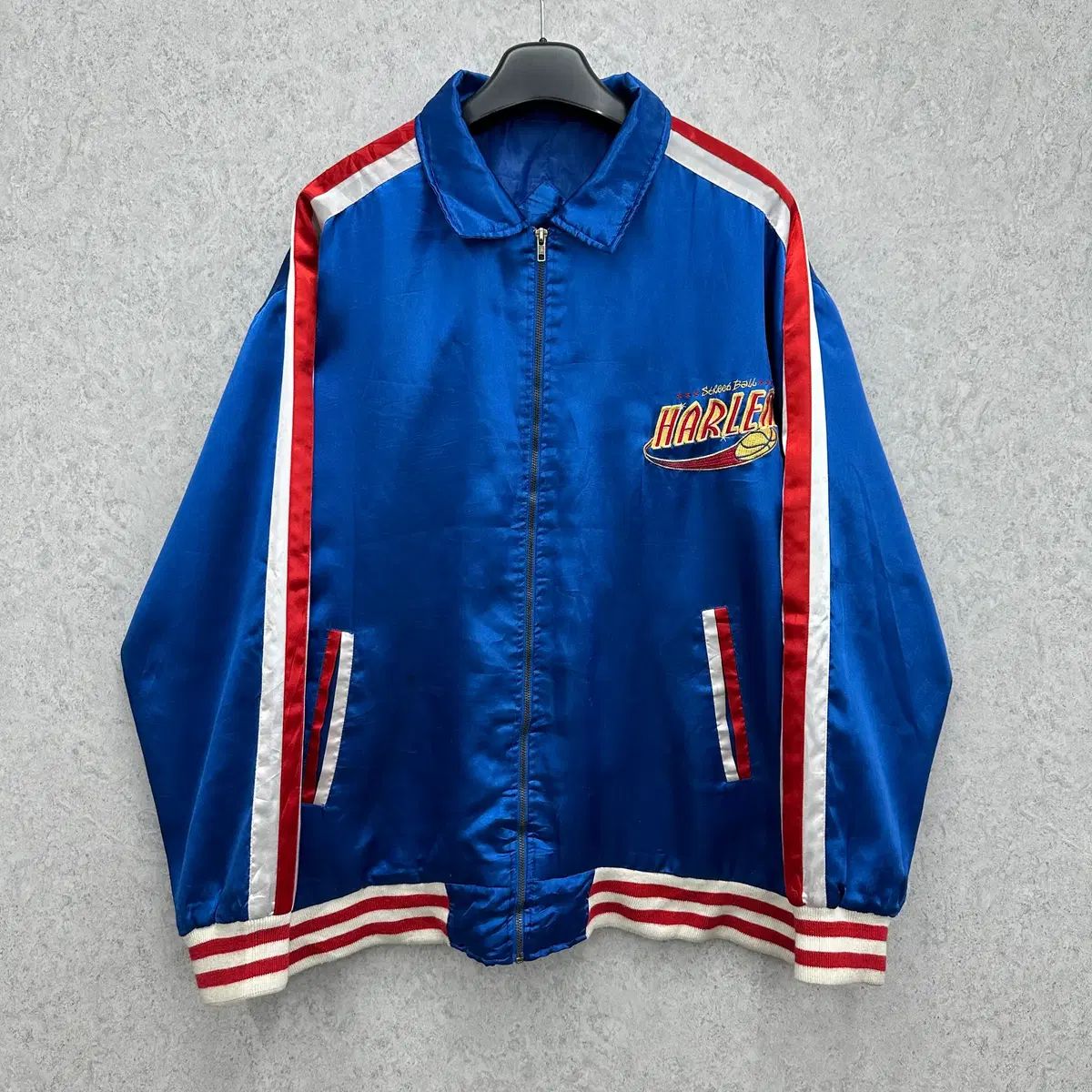 105 Steve & Barrys HARLEM メンズ オールドスクール サテンスクールジャケット 6,646円