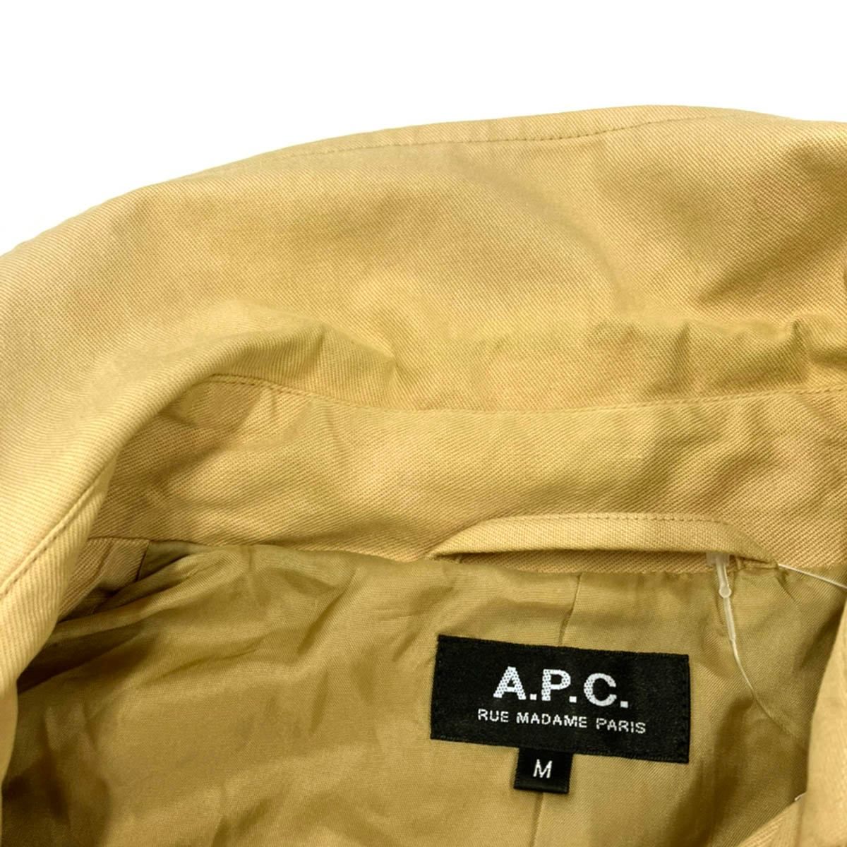 A.P.C アーペーセー トレンチコート ベージュ M - メルカリ
