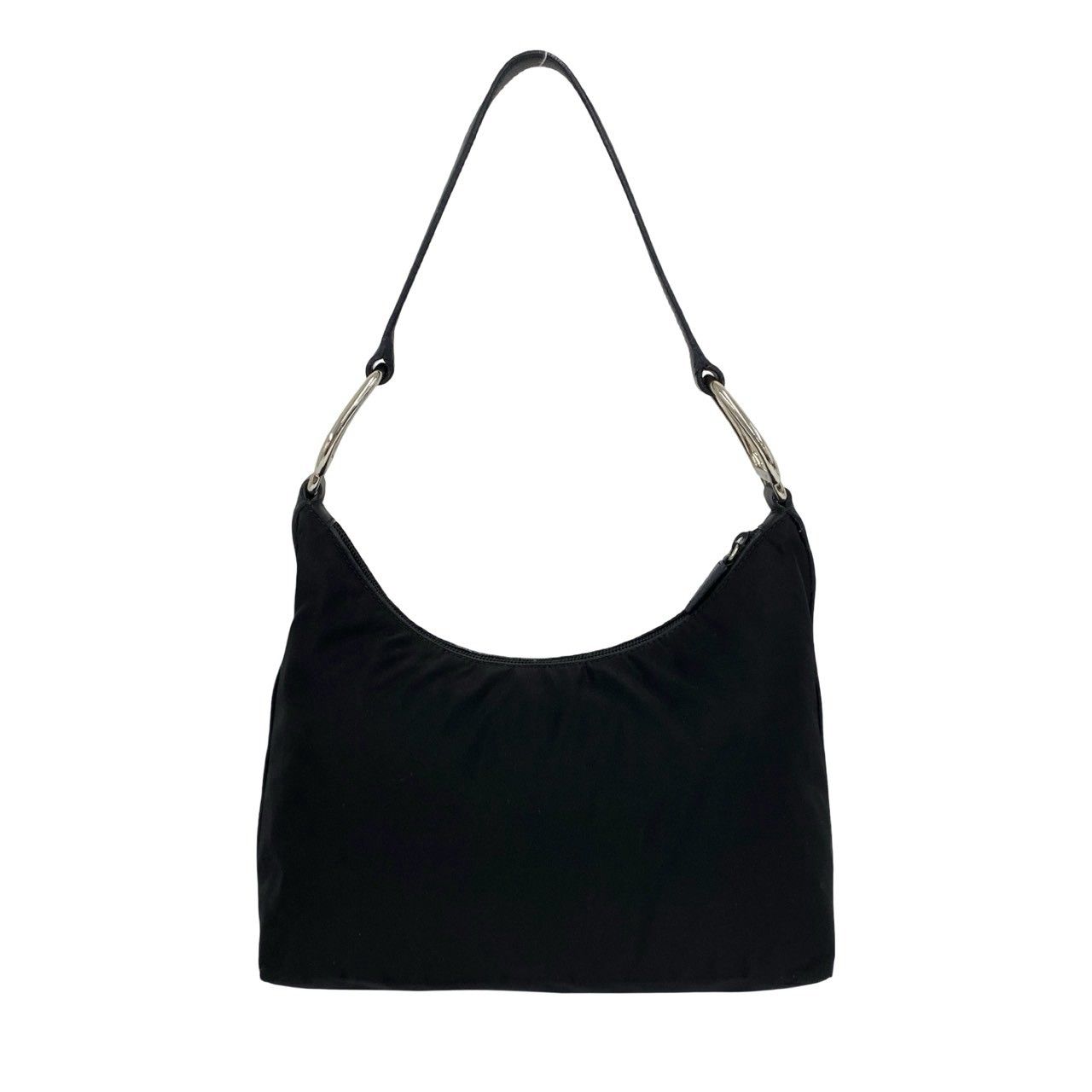 極 美品 PRADA プラダ 三角ロゴ プレート 金具 テスート ポコノ