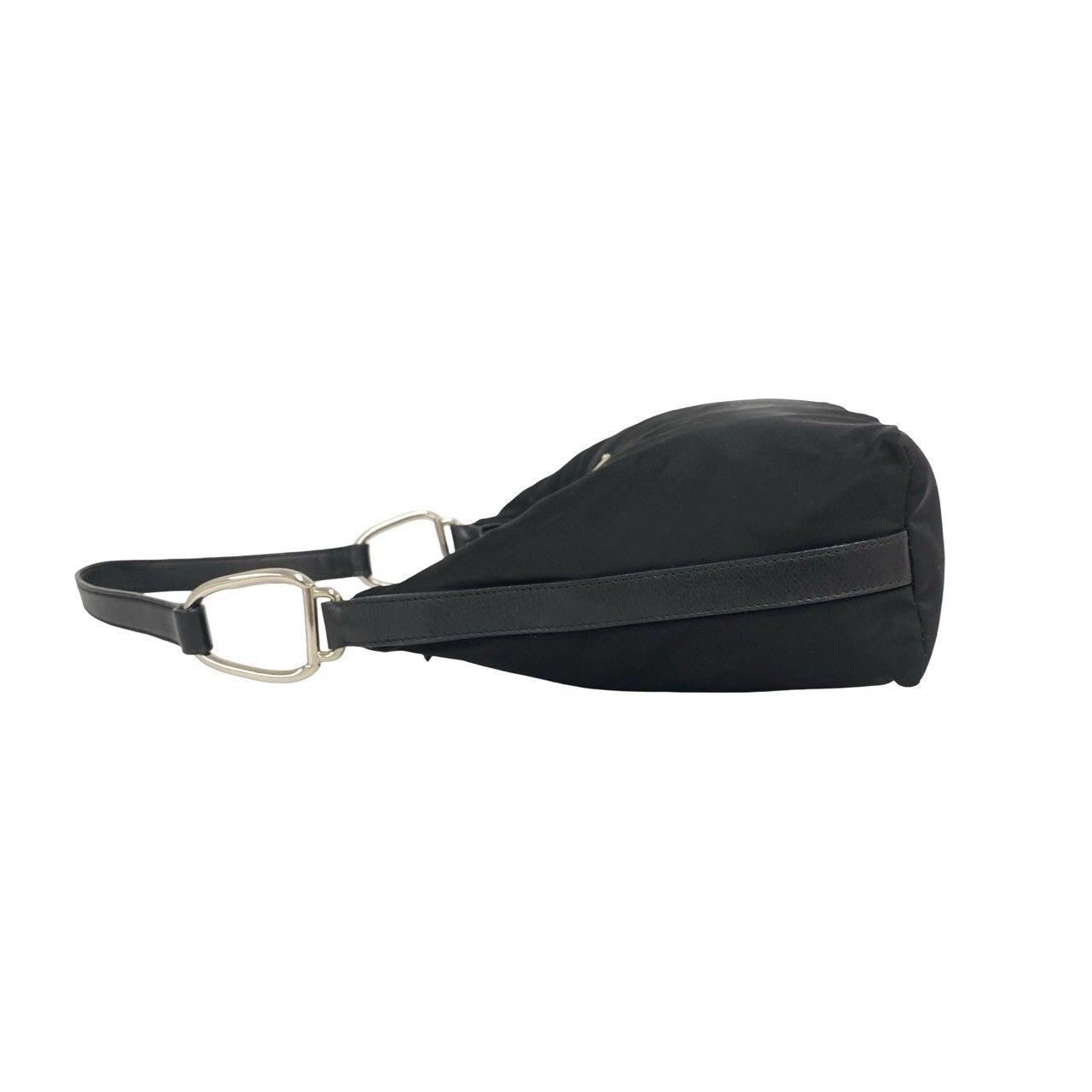 極 美品 PRADA プラダ 三角ロゴ プレート 金具 テスート ポコノ