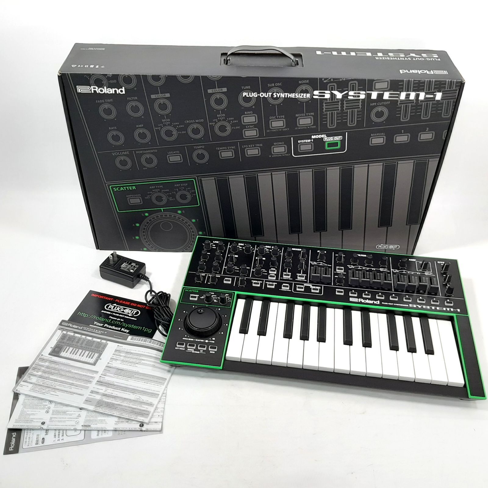 Roland SYSTEM-1 PLUG-OUT シンセサイザー 動作確認済み ACアダプター
