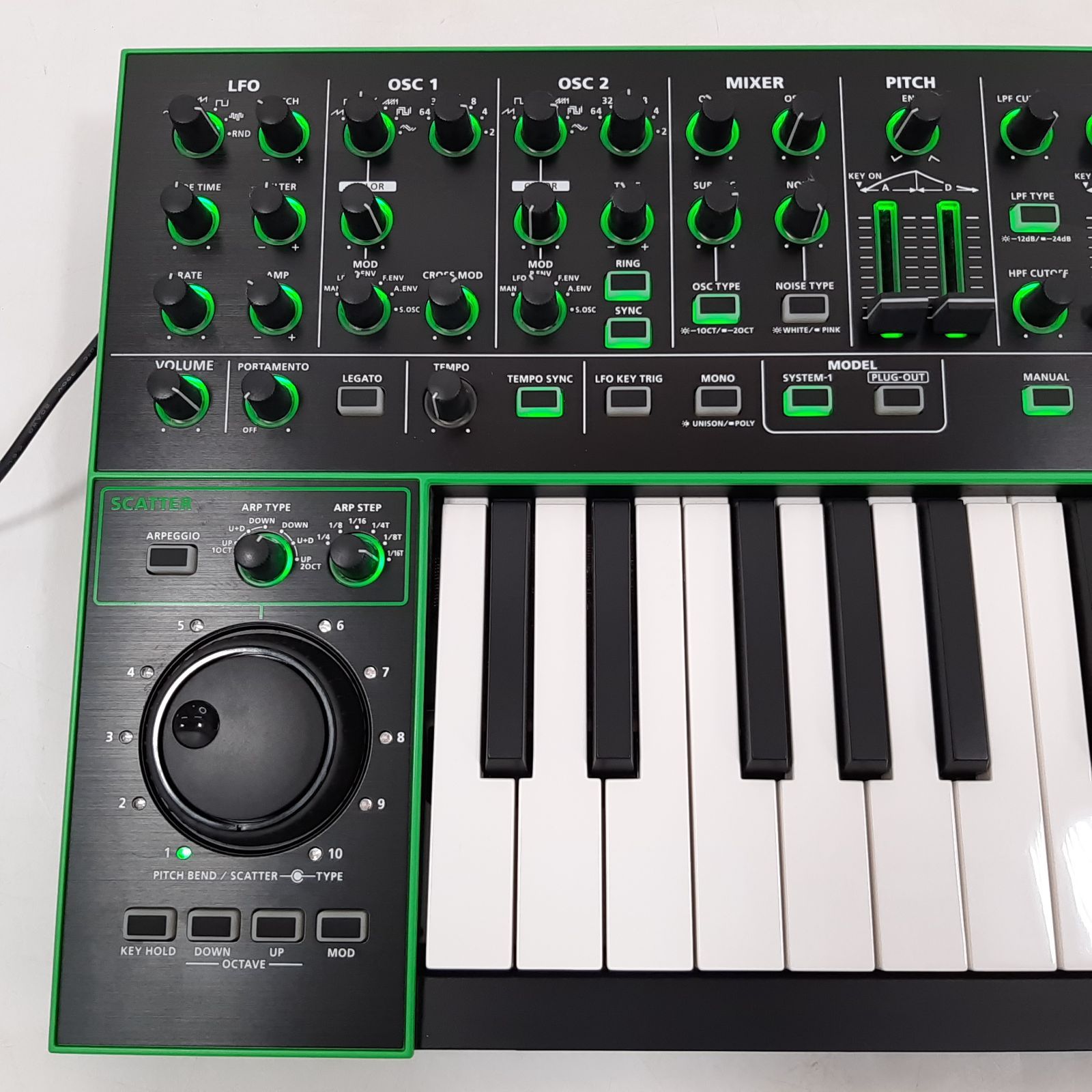 Roland SYSTEM-1 PLUG-OUT シンセサイザー 動作確認済み ACアダプター