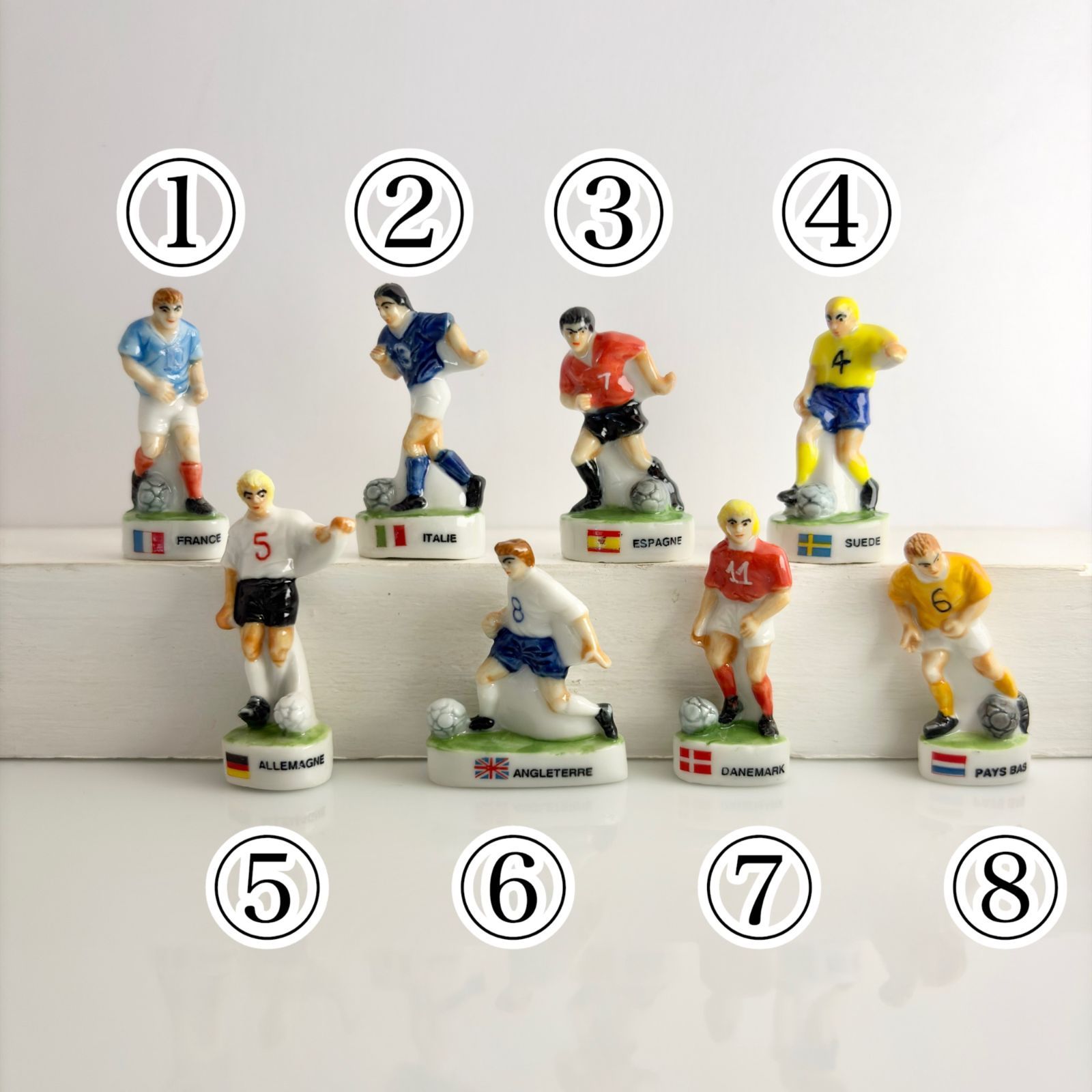 サッカー 各国代表フェーブ① ヨーロッパのフェーブ フェーヴ フランス