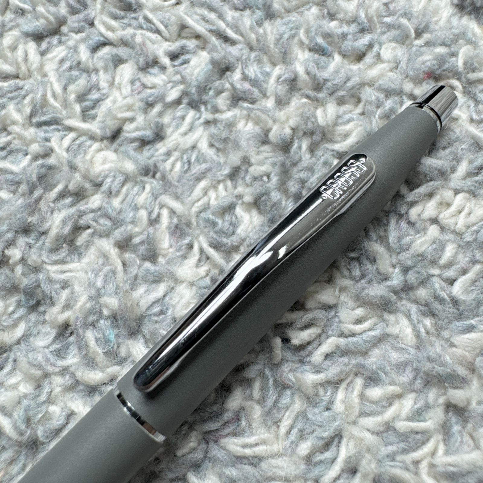 CROSS クロス ボールペン グレー マット シルバー 筆記具 - メルカリ