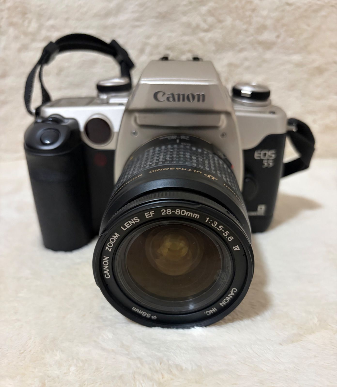 Canon EOS 55 フィルム一眼レフカメラ レンズセット - メルカリ