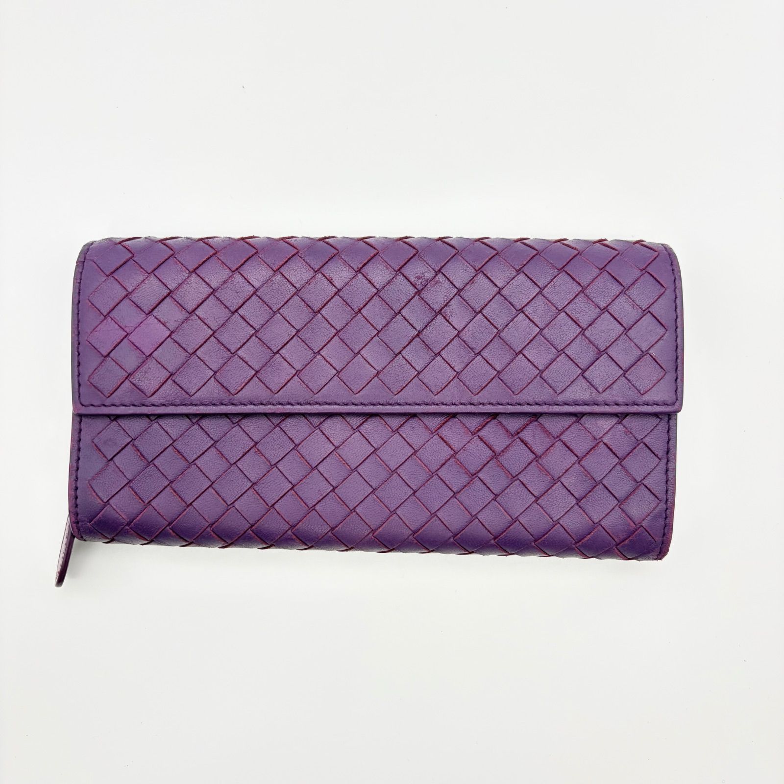 BOTTEGA VENETA ボッテガヴェネタ 長財布 フラップ イントレチャート