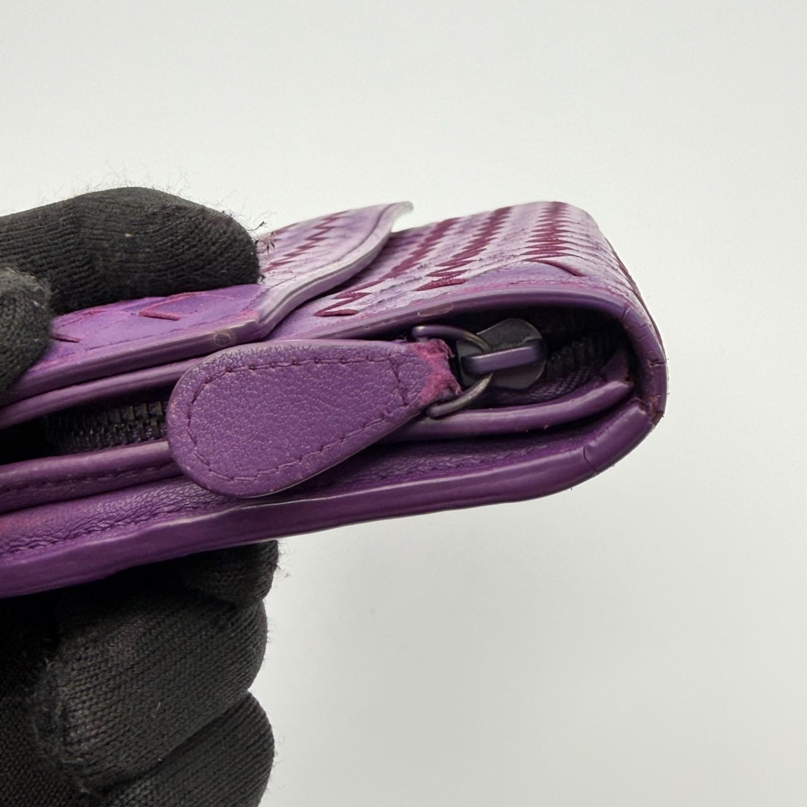 BOTTEGA VENETA ボッテガヴェネタ 長財布 フラップ イントレチャート