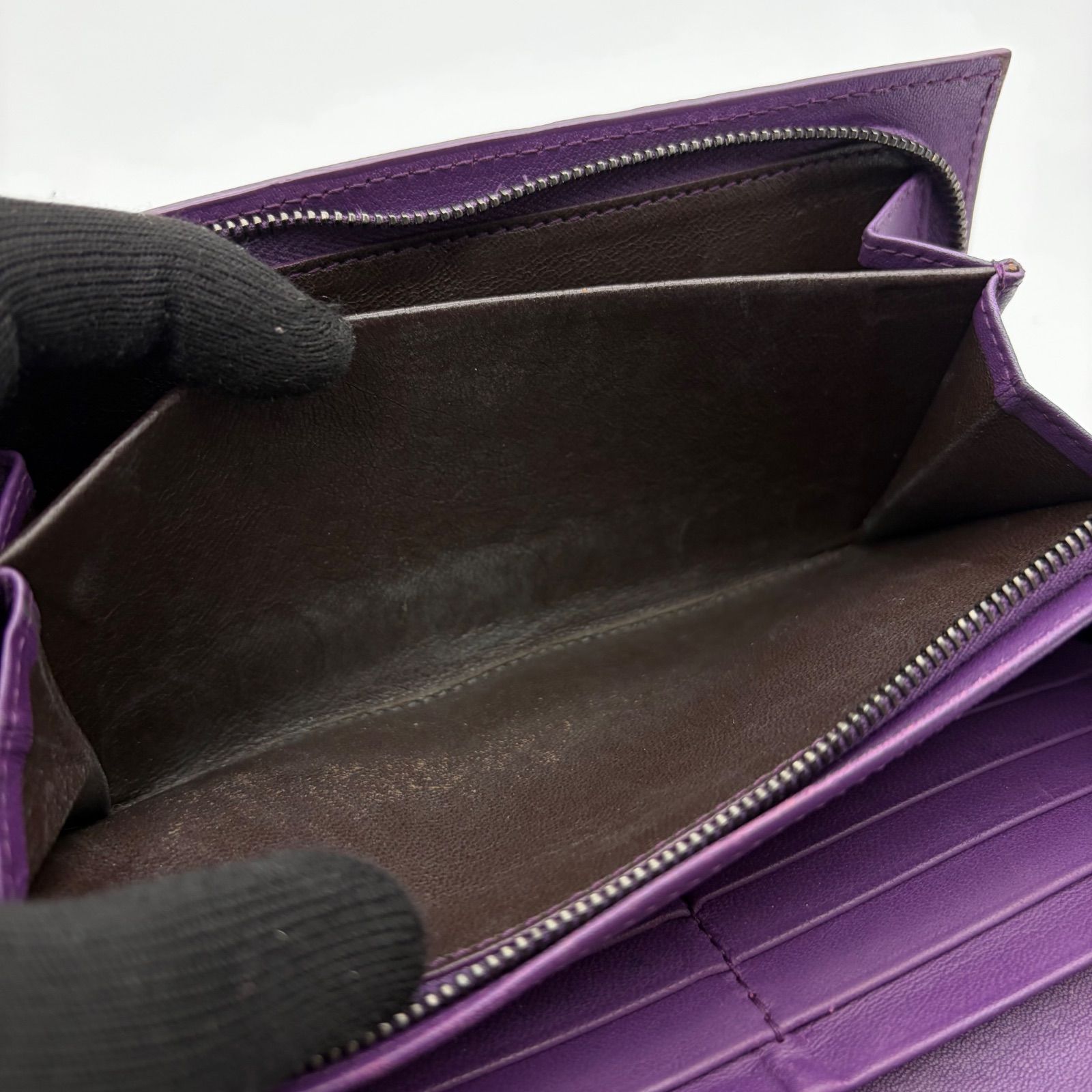 BOTTEGA VENETA ボッテガヴェネタ 長財布 フラップ イントレチャート