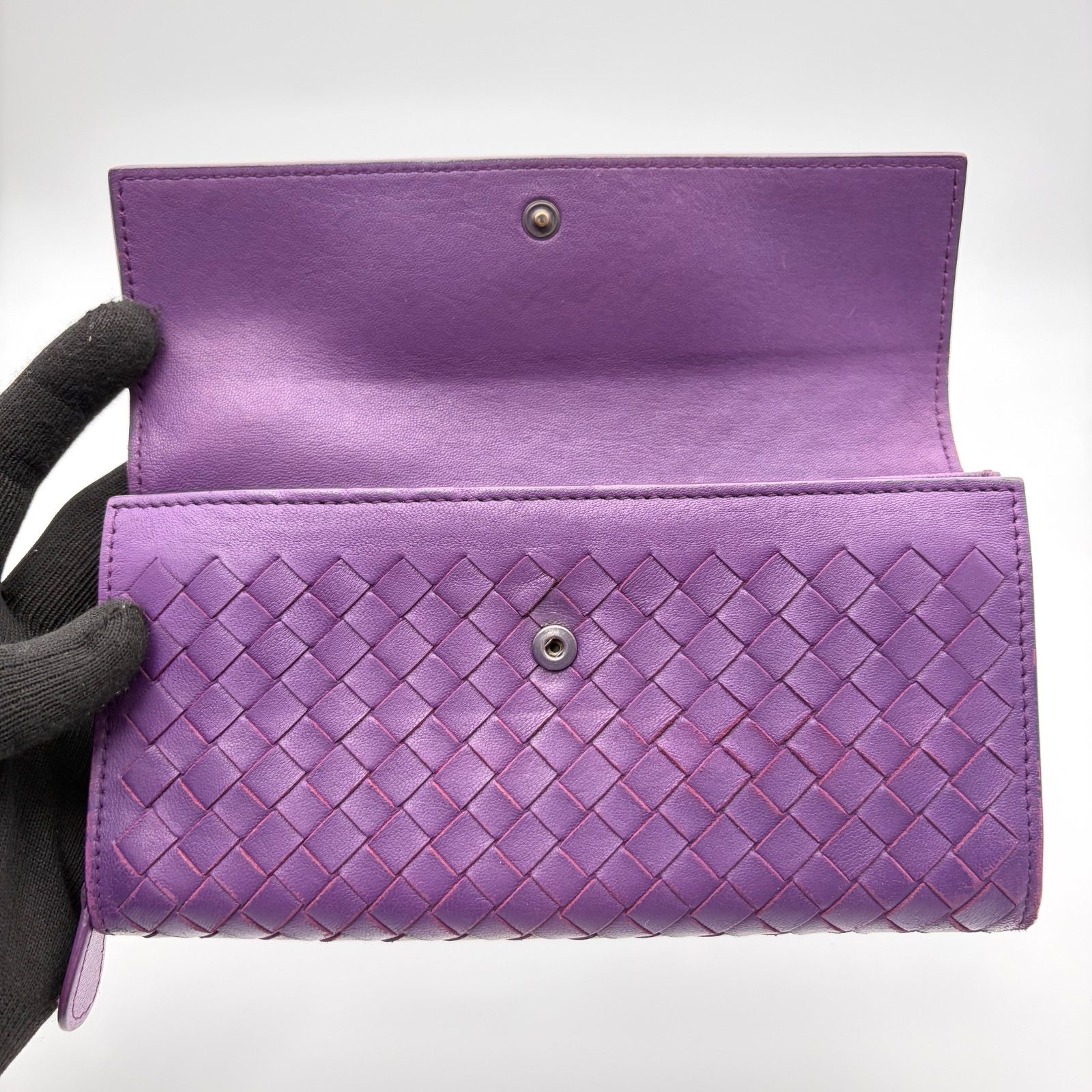 BOTTEGA VENETA ボッテガヴェネタ 長財布 フラップ イントレチャート BOTTEGA VENETA ボッテガヴェネタ 長財布 フラップ イントレチャート