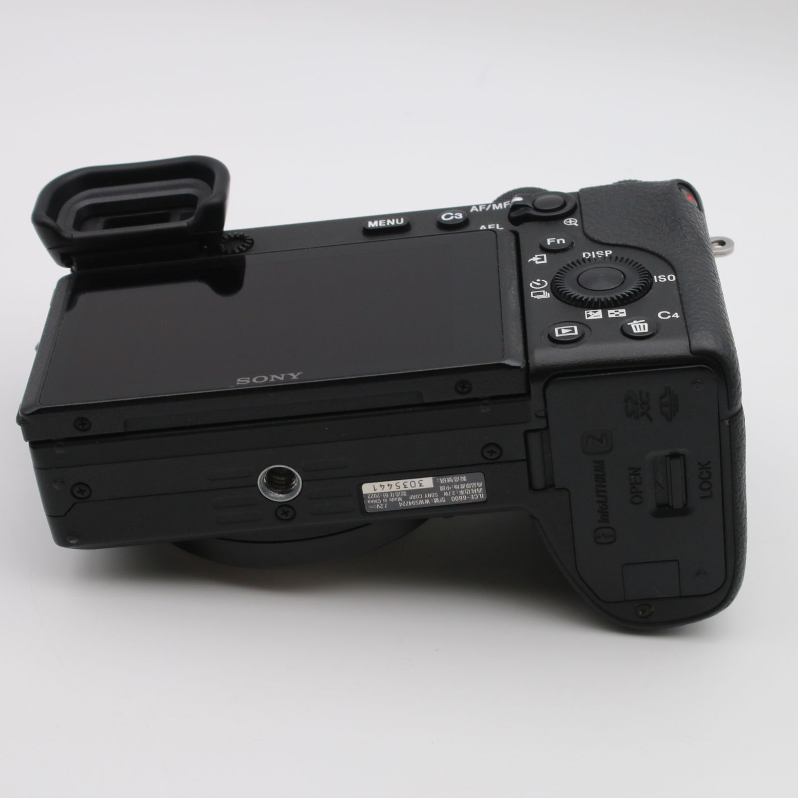 極上品】 SONY α6600 ボディ ブラック ILCE-6600 ミラーレス一眼